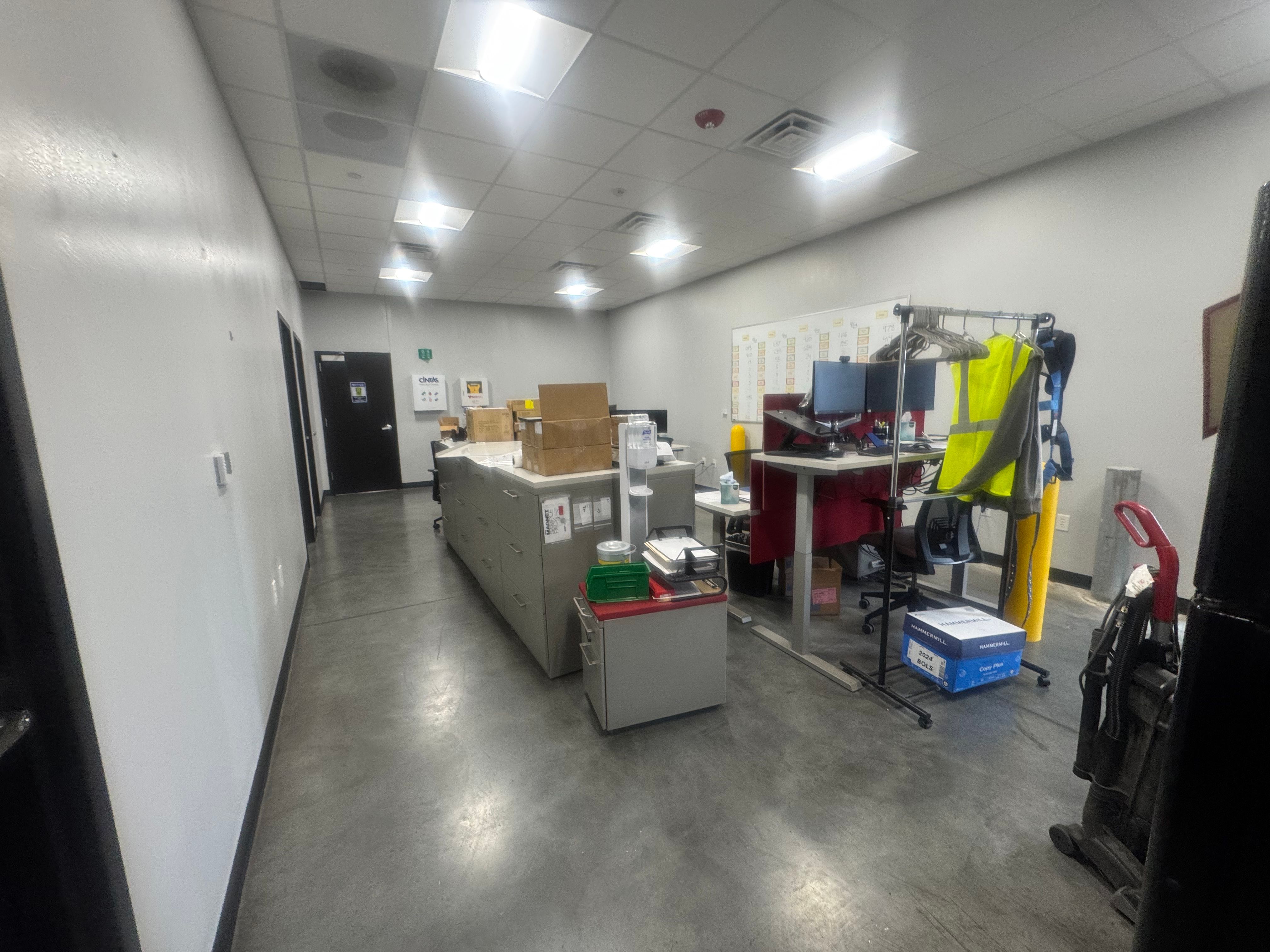 Commercial Interior Repaint Office & Warehouse by Midwest Paint LLC