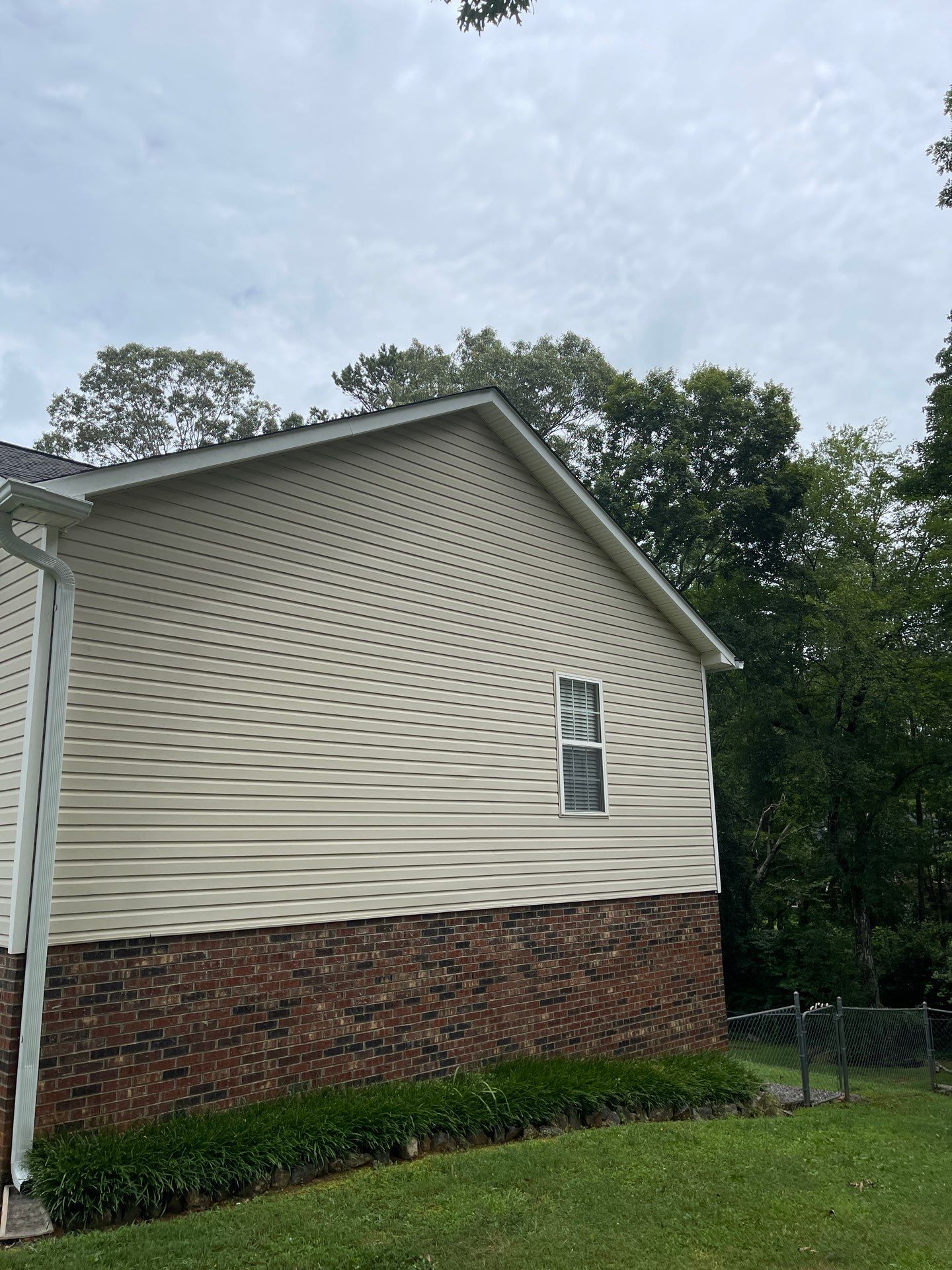 5" Low Gloss White Gutters and new Trim at Peaks by Peak 2 Peak Services LLC