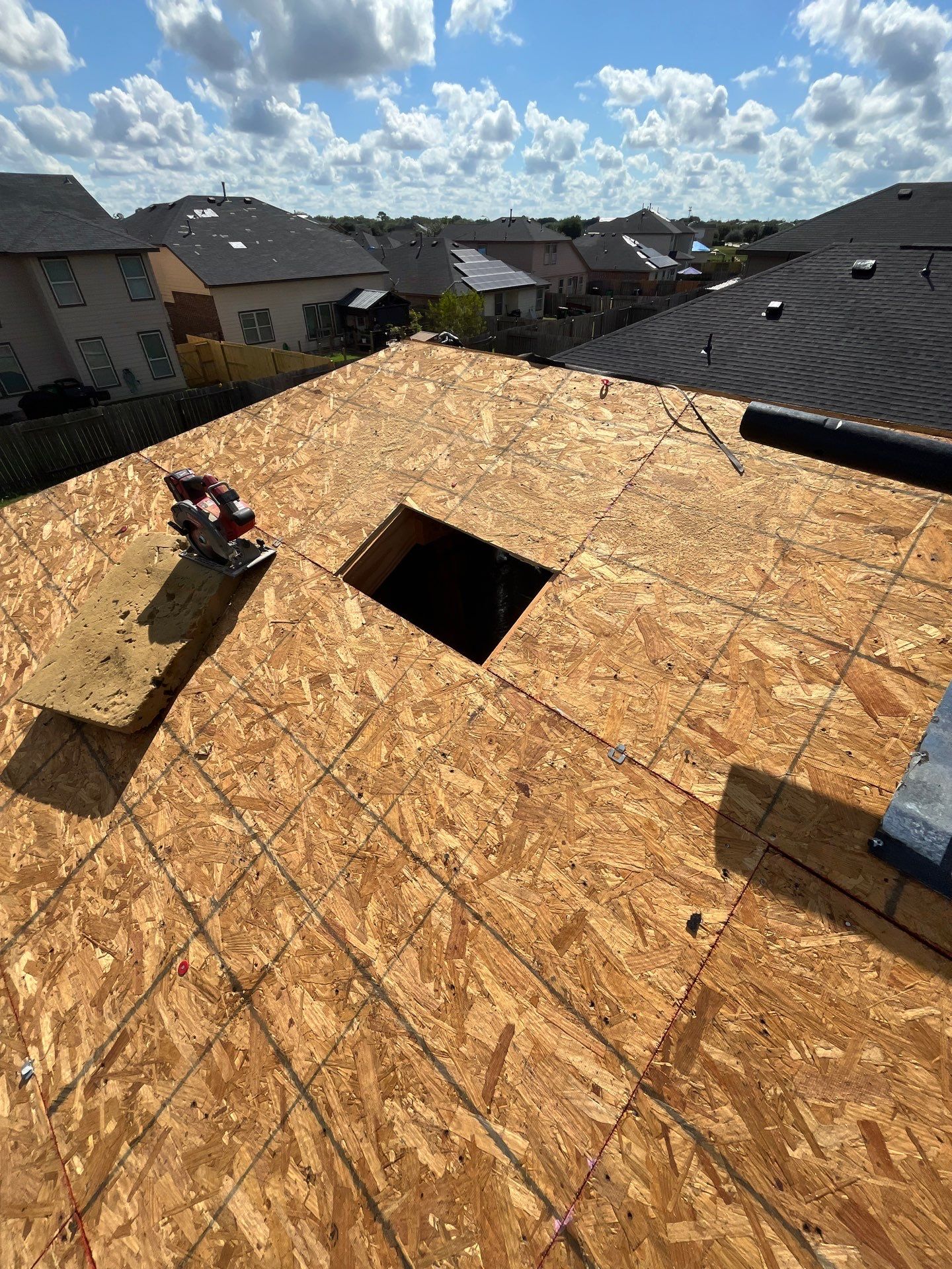 Reroof and Interior Work by Berry Good Roofing 