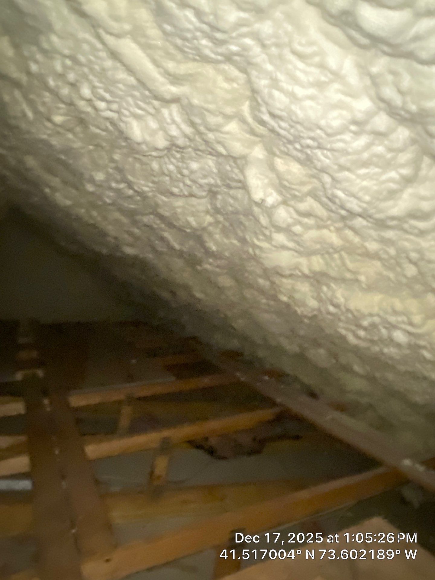 Attic Insulation using open cell spray foam by NYS Foam & Energy