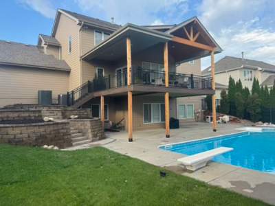 Custom Deck and Cover Roof