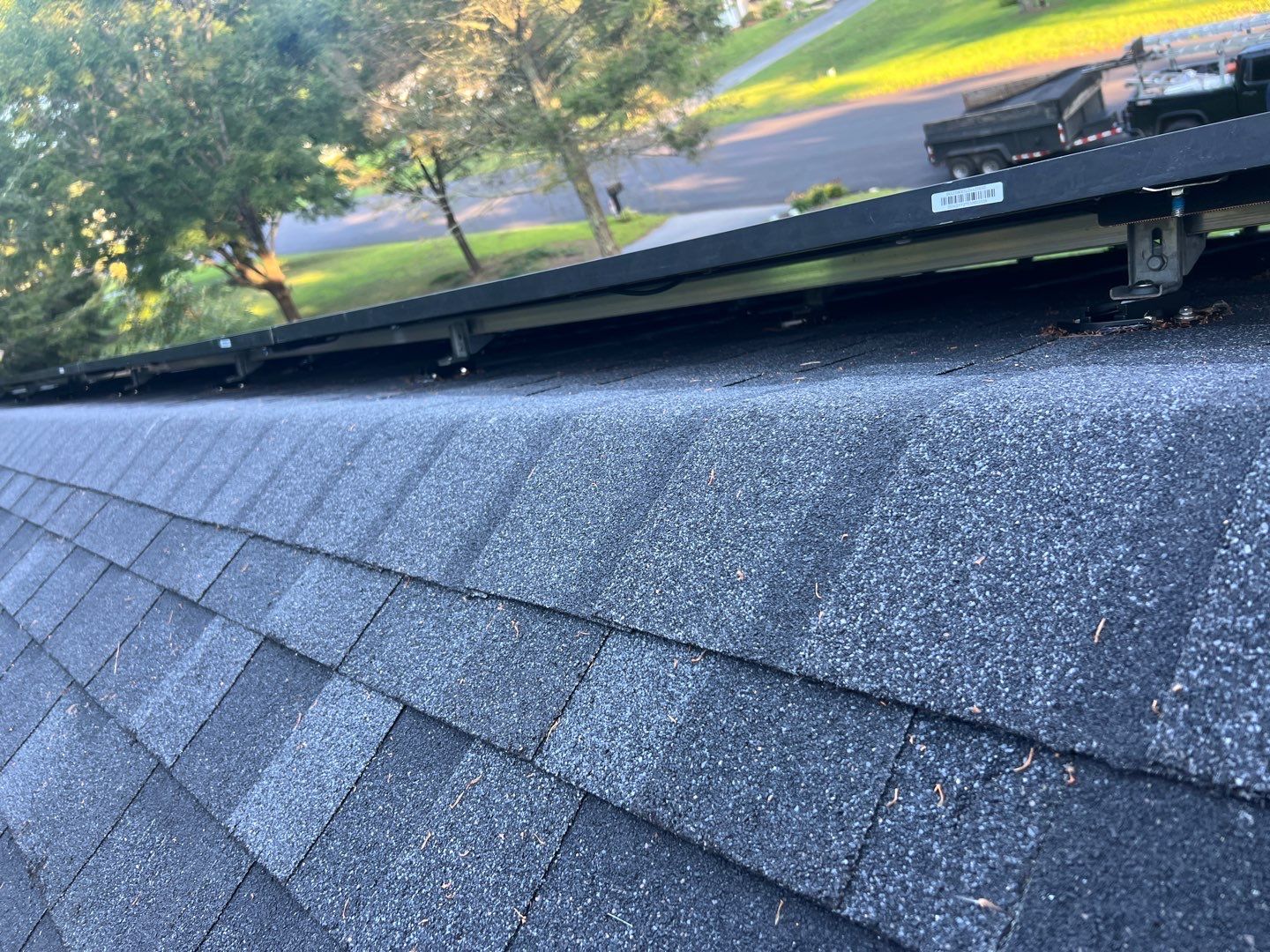 Onyx Black Shingles by Reimagine Roofing