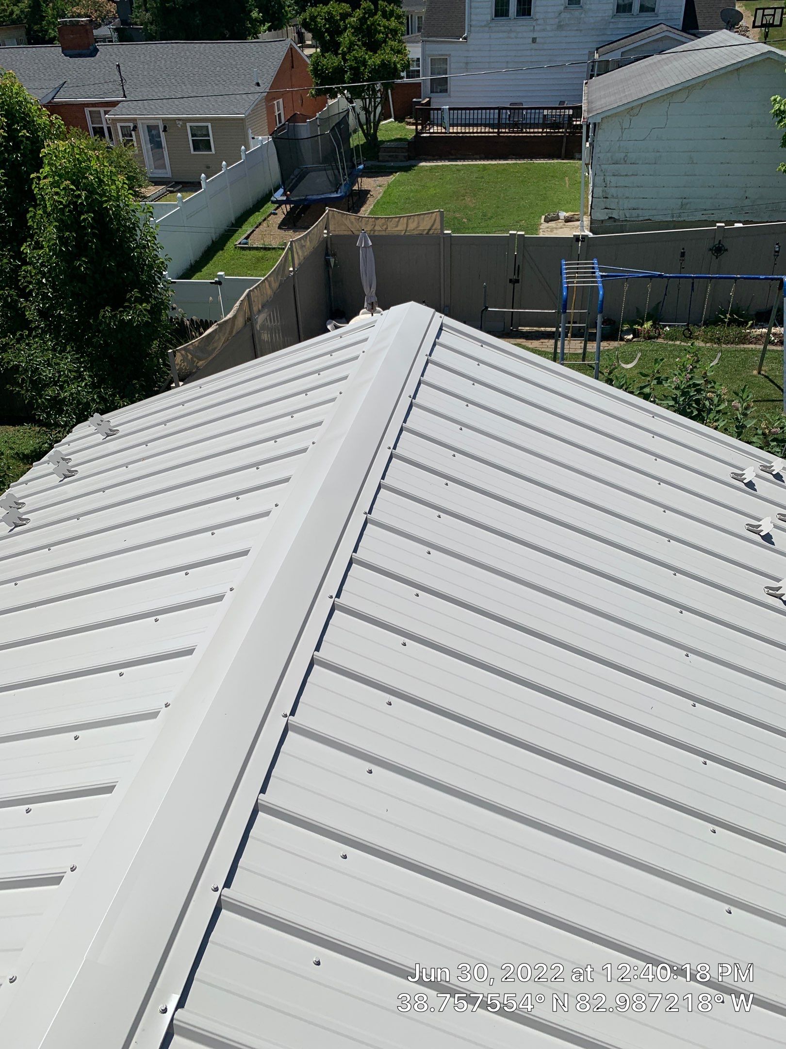 Metal Roofing, Skylights, Porch Build by Secure Construction Company Inc