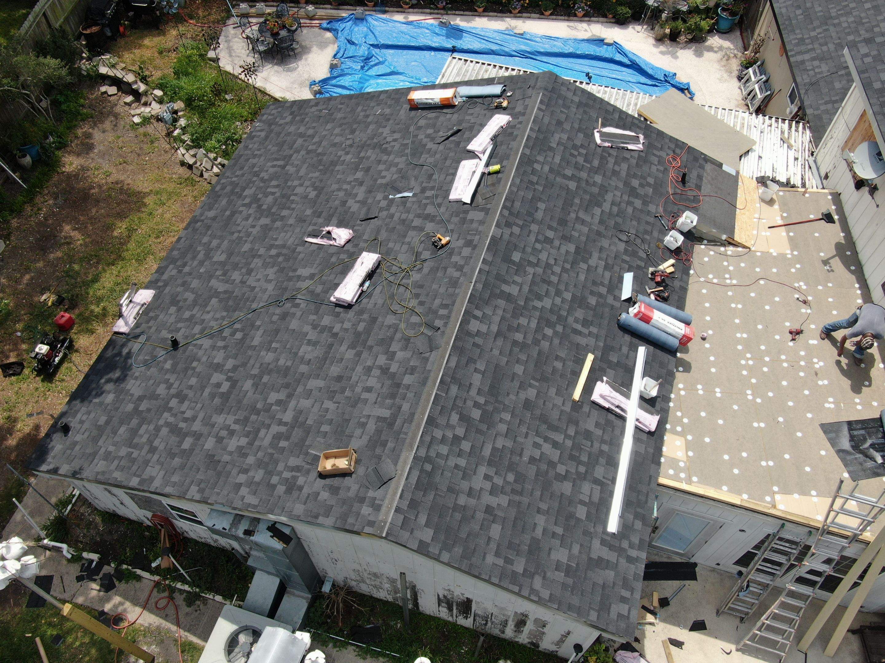 Its to Hot! Insulate this roof by Bayfront Roofing and Construction