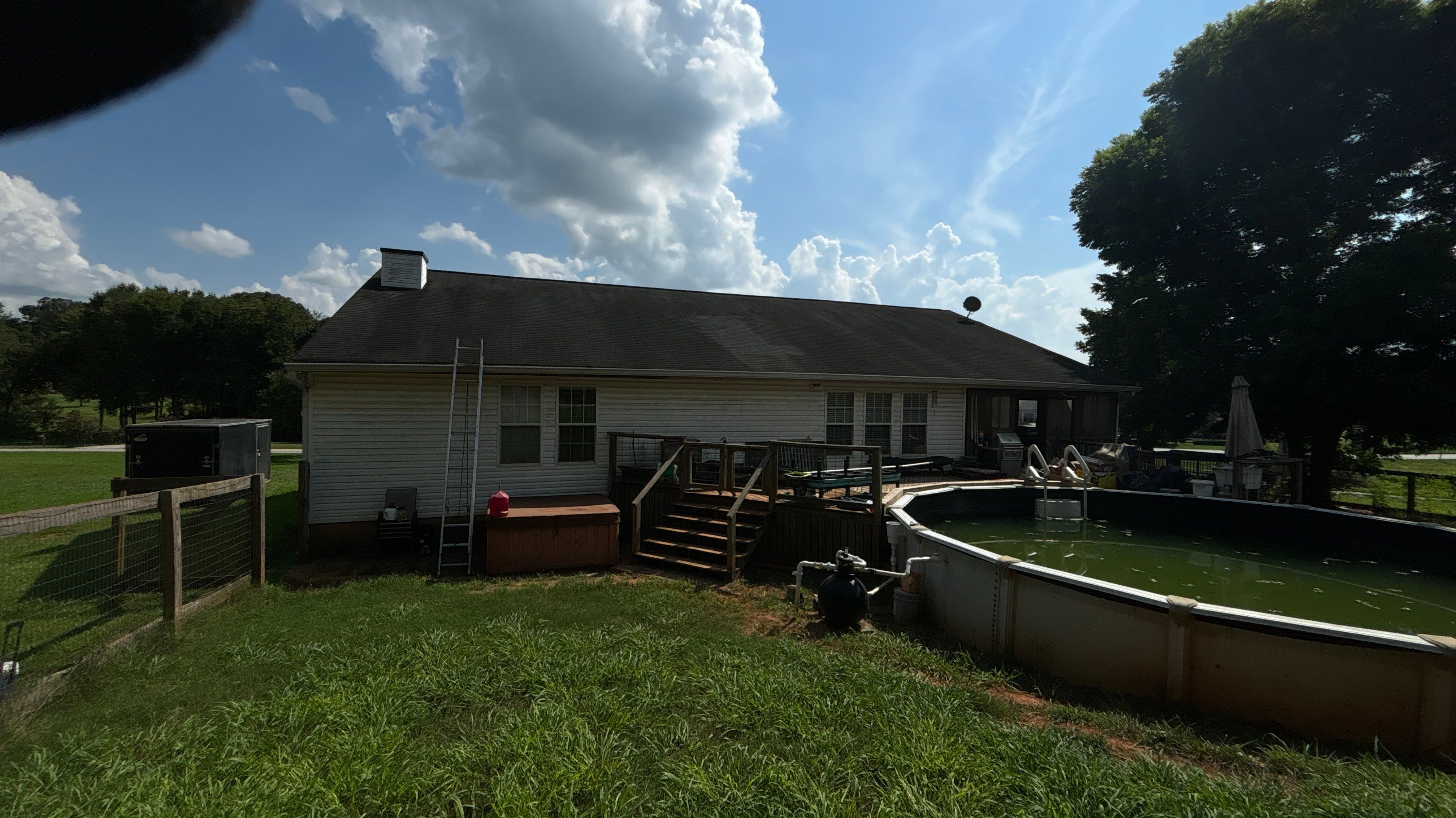 Half roof replacement  by Deerfield Roofing LLC