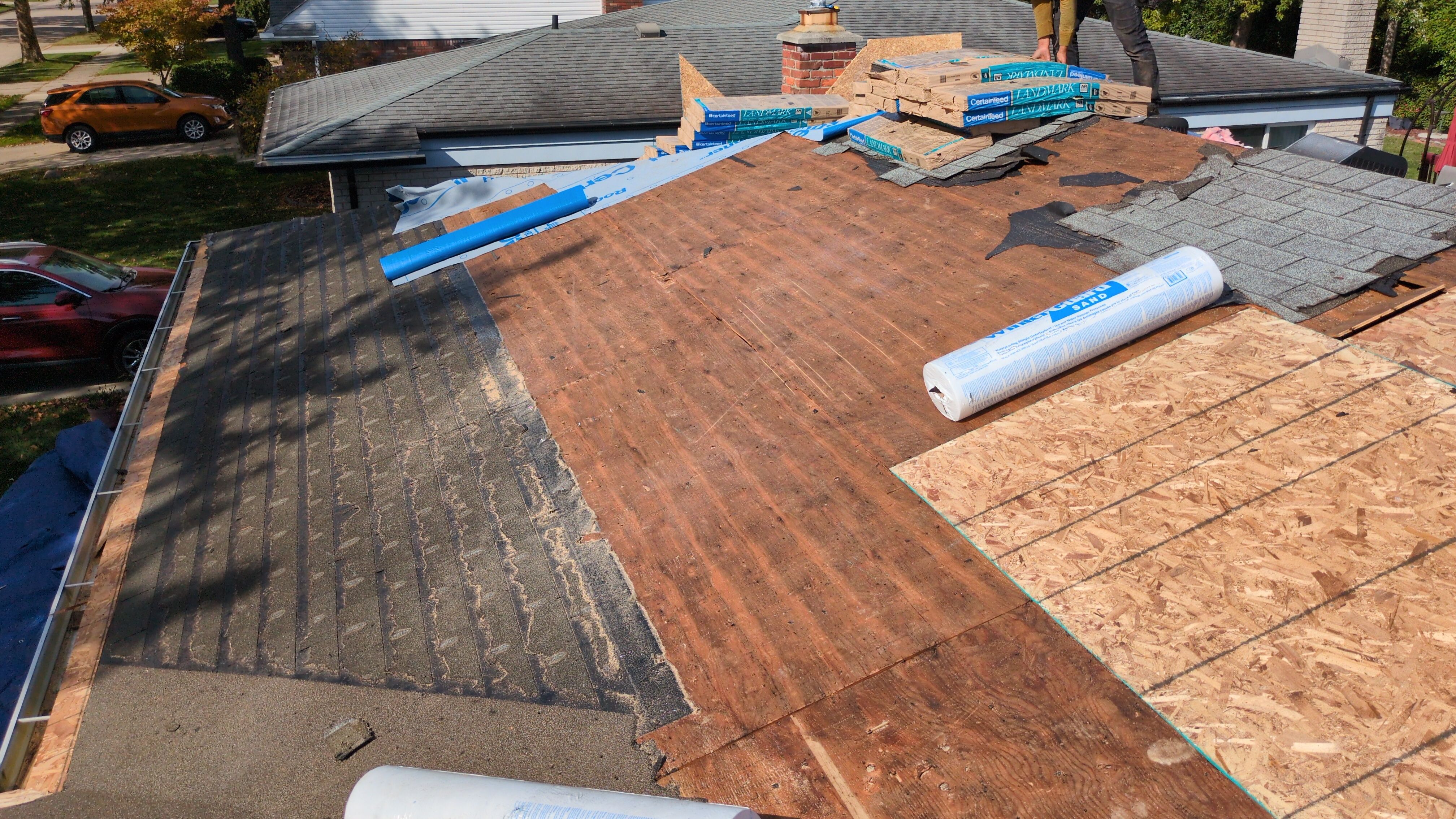 Roof Replacement using CertainTeed Landmark by 180 Contractors