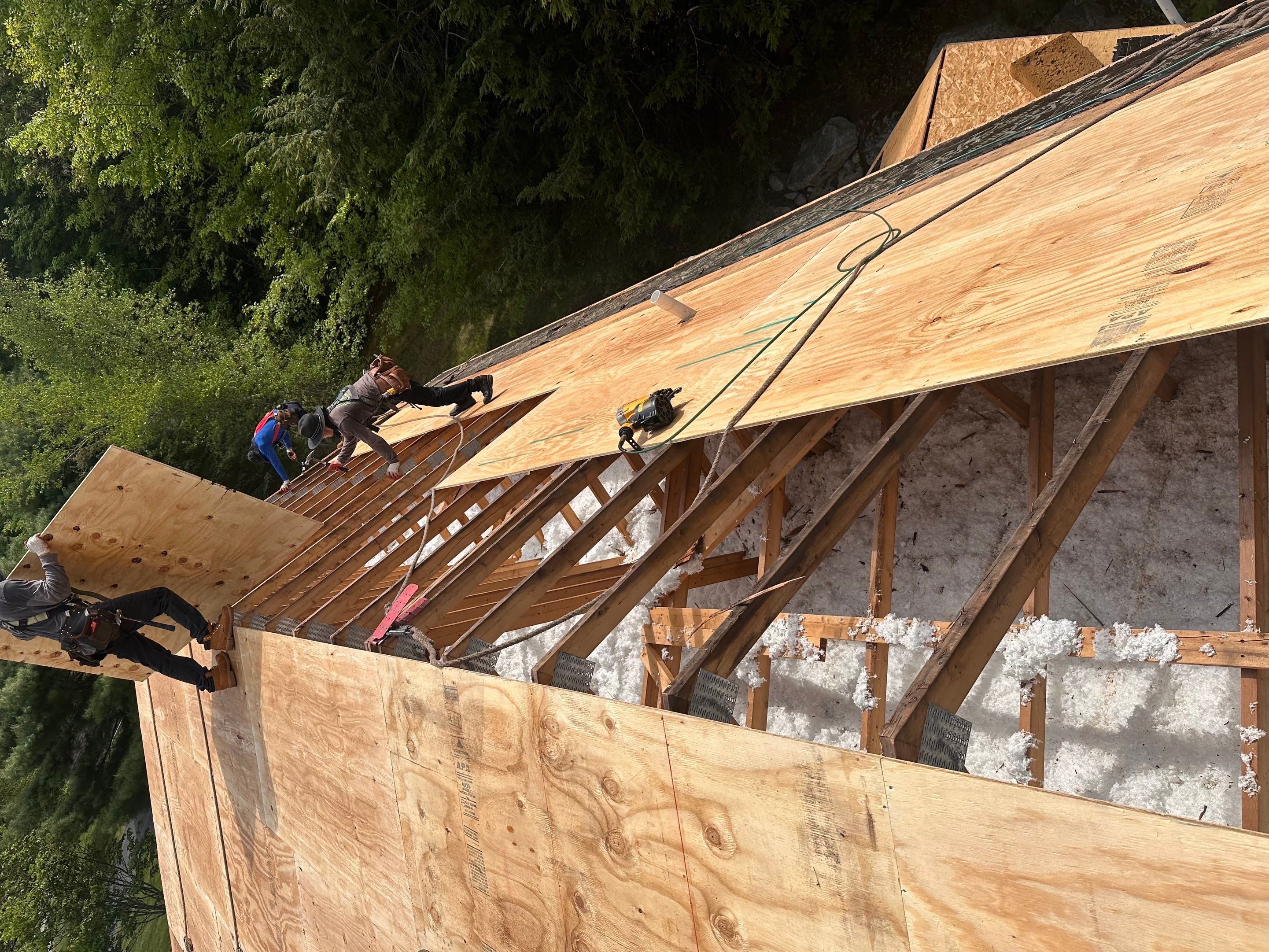 Owens Corning Shingle Roof Replacement and Decking in Keene, NH by Tall pine roofing