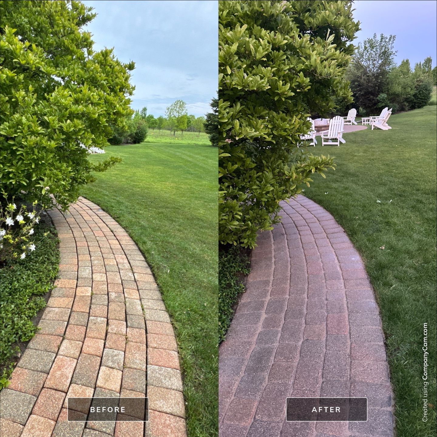 Project in Libertyville by Simmons Power & Soft Washing