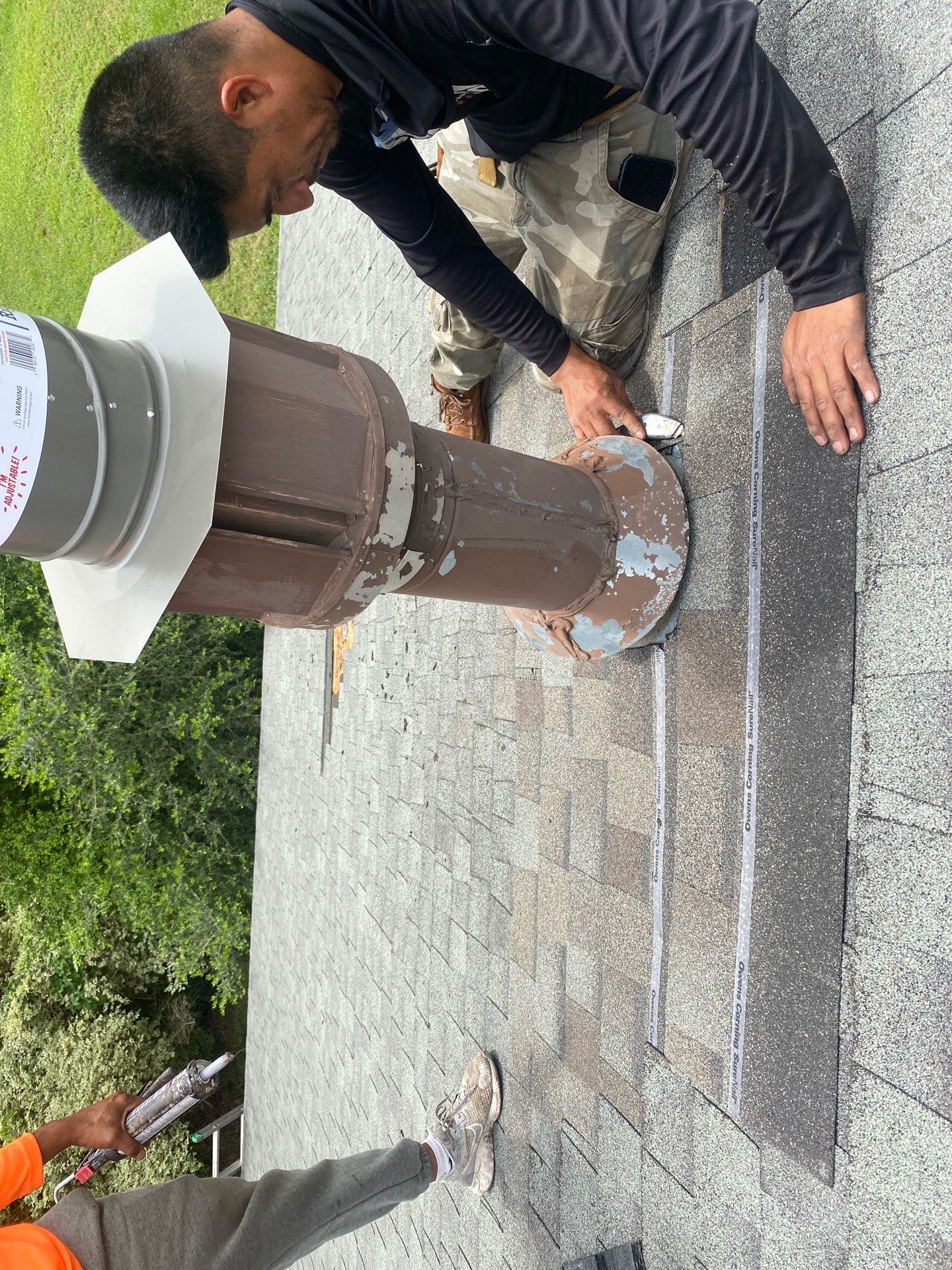 Hail Damage using Owen's Corning Duration (Lifetime) Shingles by Roof Repair Company