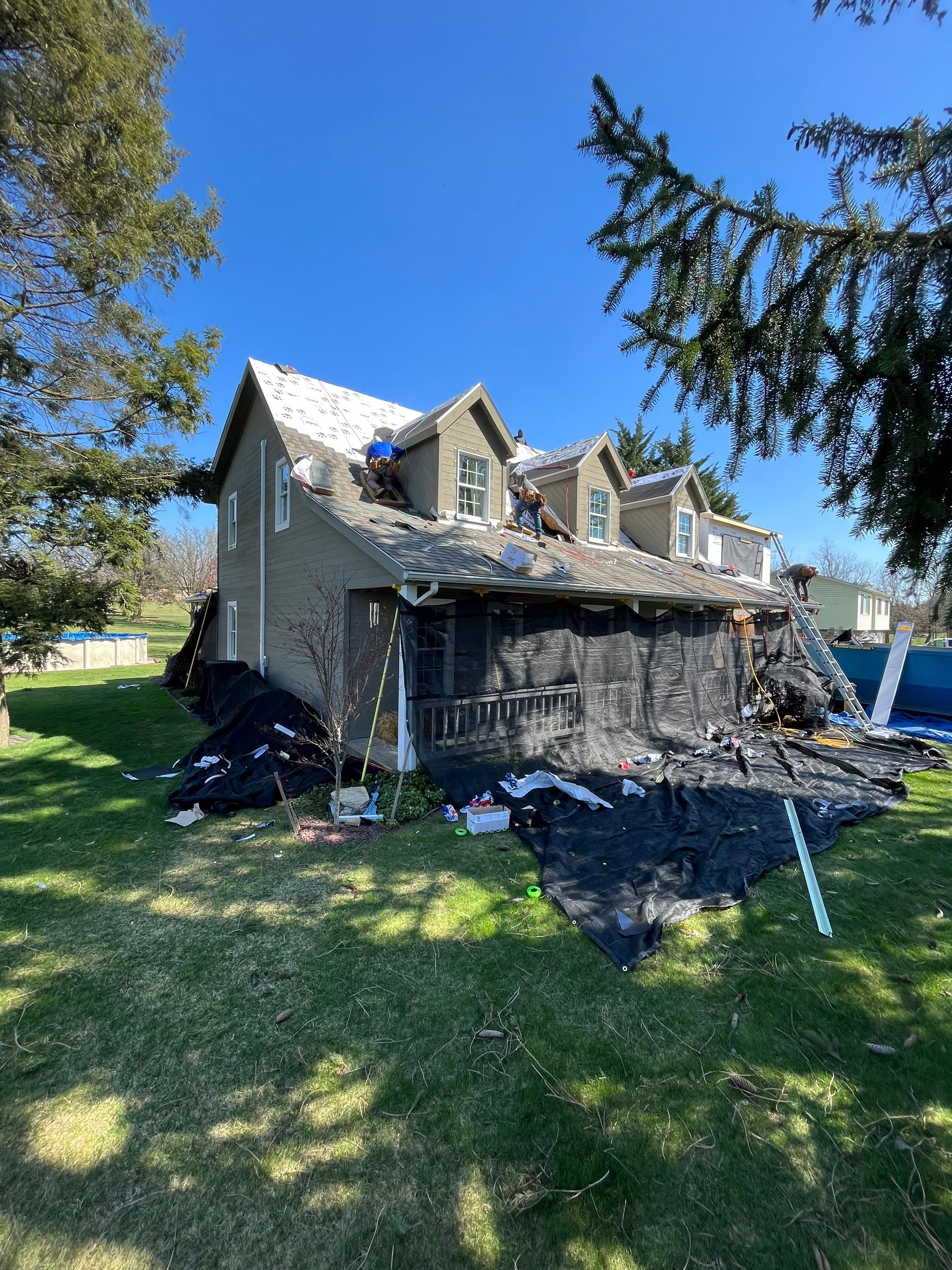 Cedar Falls Gaf roofing installation by Teflon Roofing