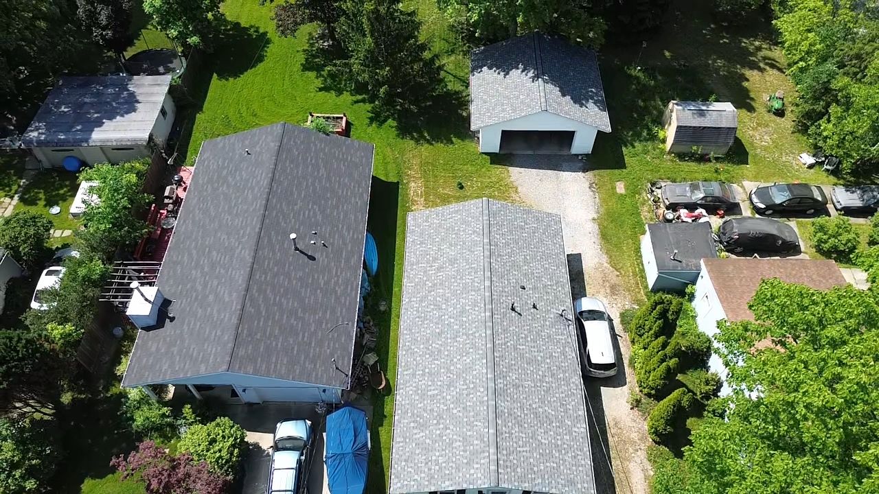 Atlas Pinnacle, Color, Coastal Granite, Drip Edge, Color, Birch White by Eagle Eye Roofing