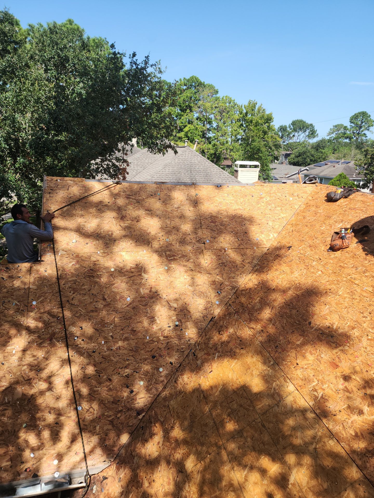 Residential Roofing Installation using Owen's Corning Duration (Lifetime) Shingles by Roof Repair Company