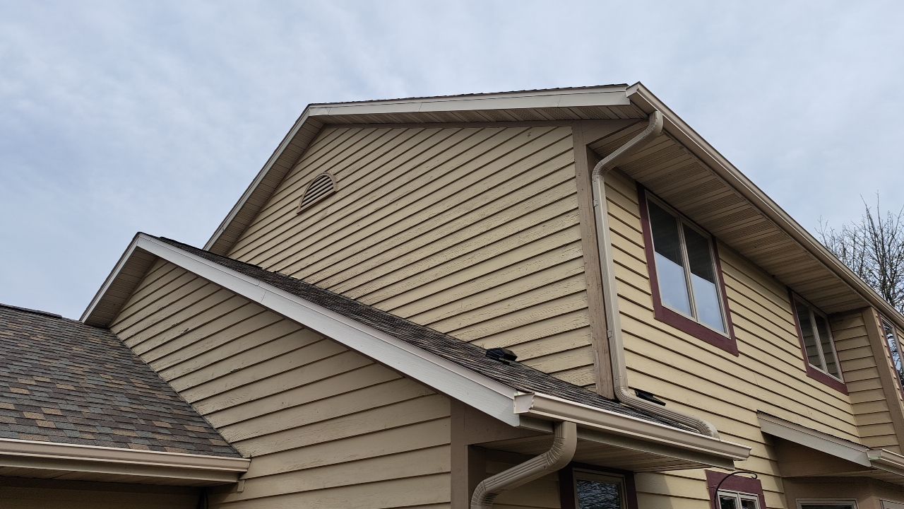 Bye Bye Cedar Siding ! Hello Misty Shadow! by Gellings Roofing and Siding LLC