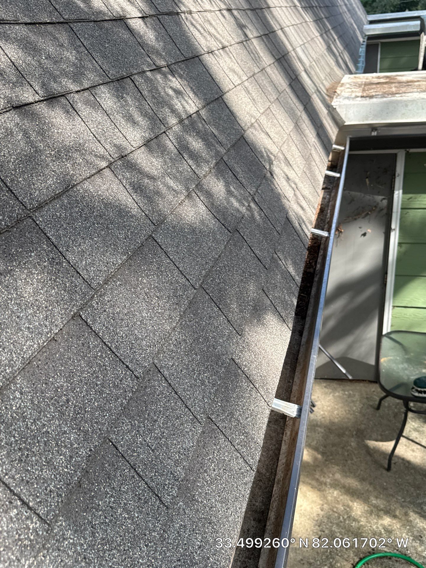 Commercial gutter cleaning Augusta after photo with clean gutters