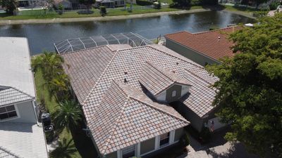 Residential Roofing Installation using Eagle Roofing Tile