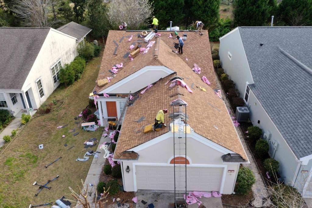 Residential Roofing Installation using Owens Corning® Oakridge Tru-Def Desert Tan by Indigo State Roofing