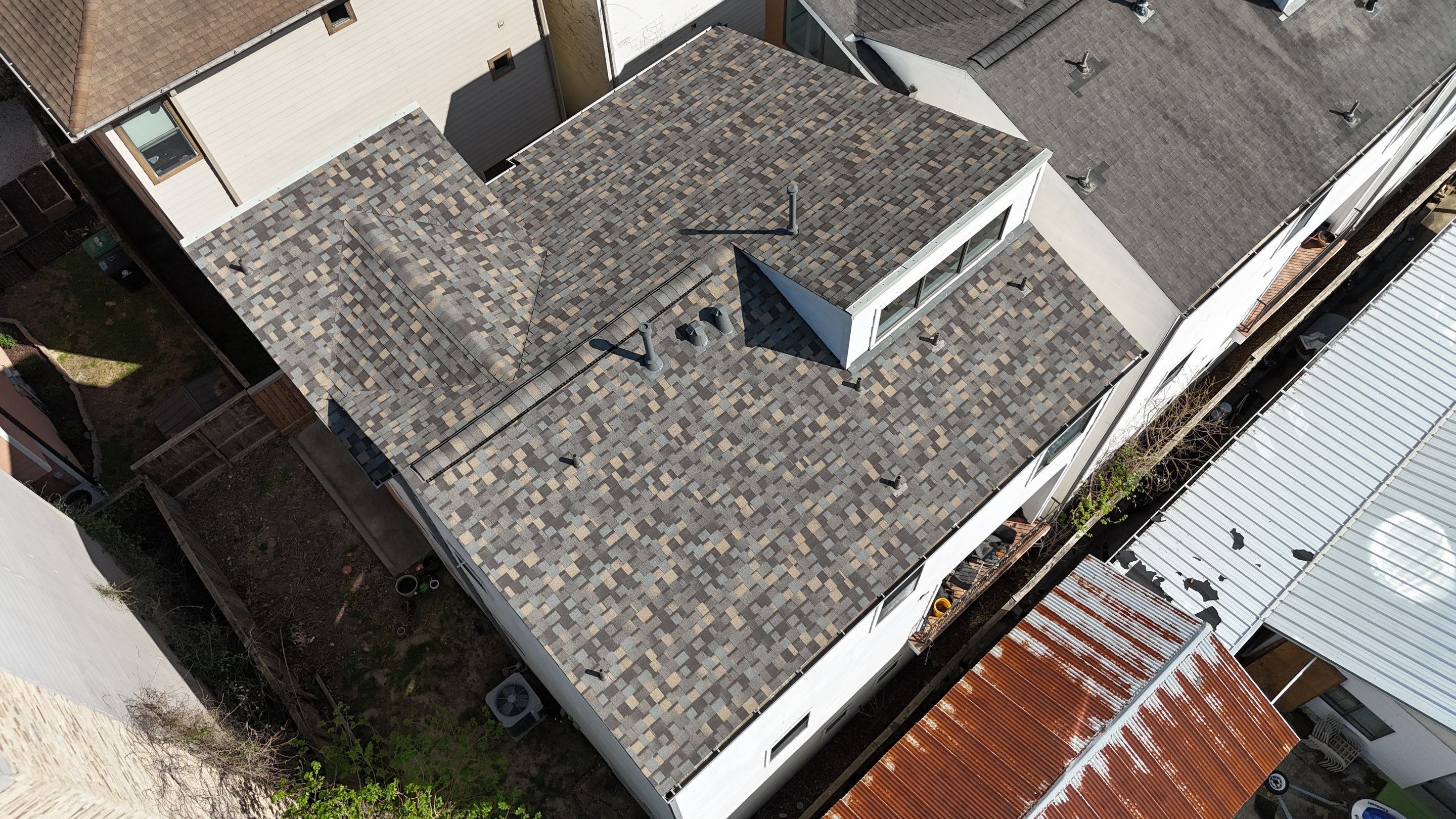 Residential Roofing Installation using IKO Dynasty near Downtown! by Core Four Roofing