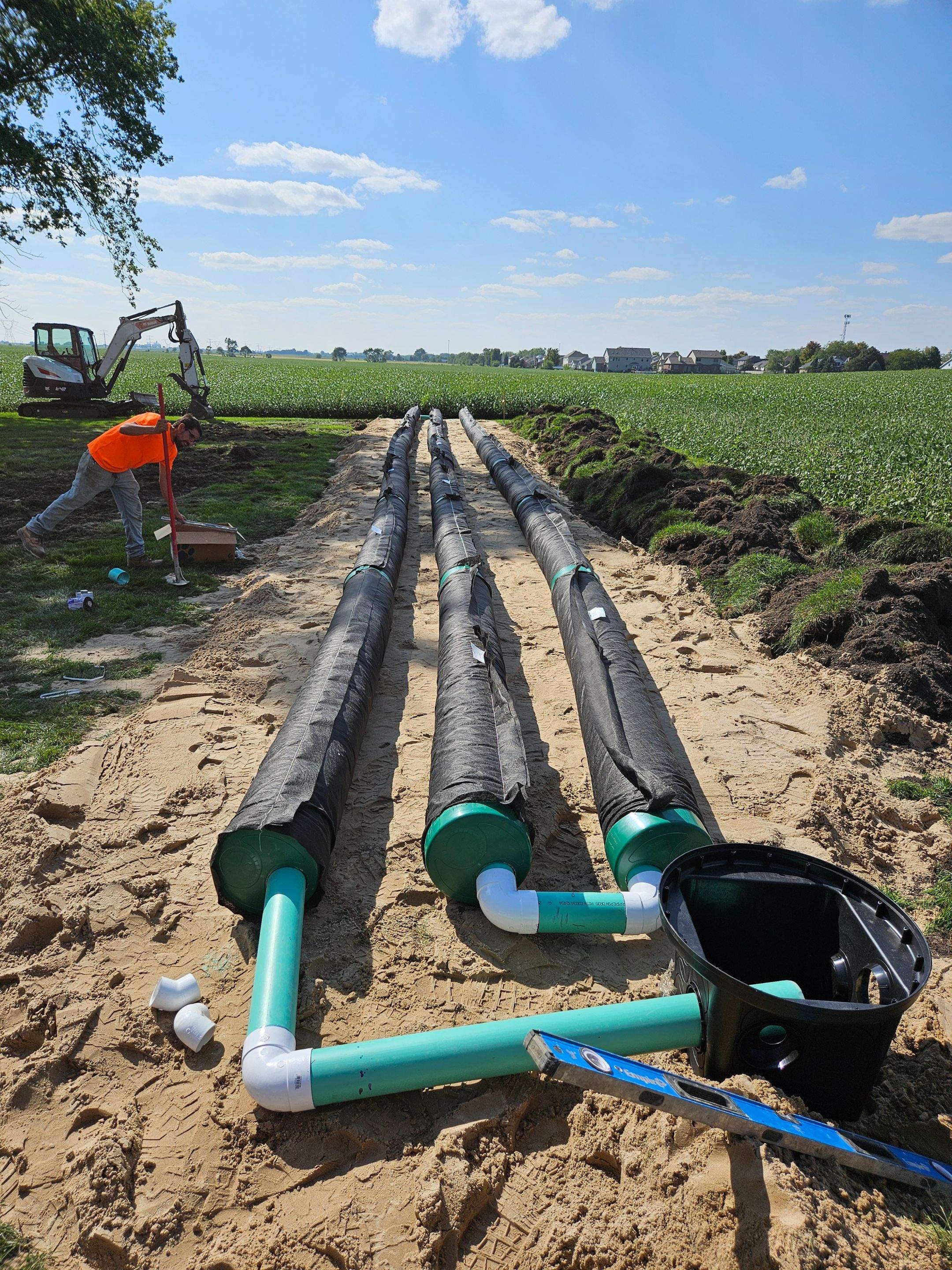IM 1060 Plastic Septic Tank Replacement & AES Mound System by Allied Water Services