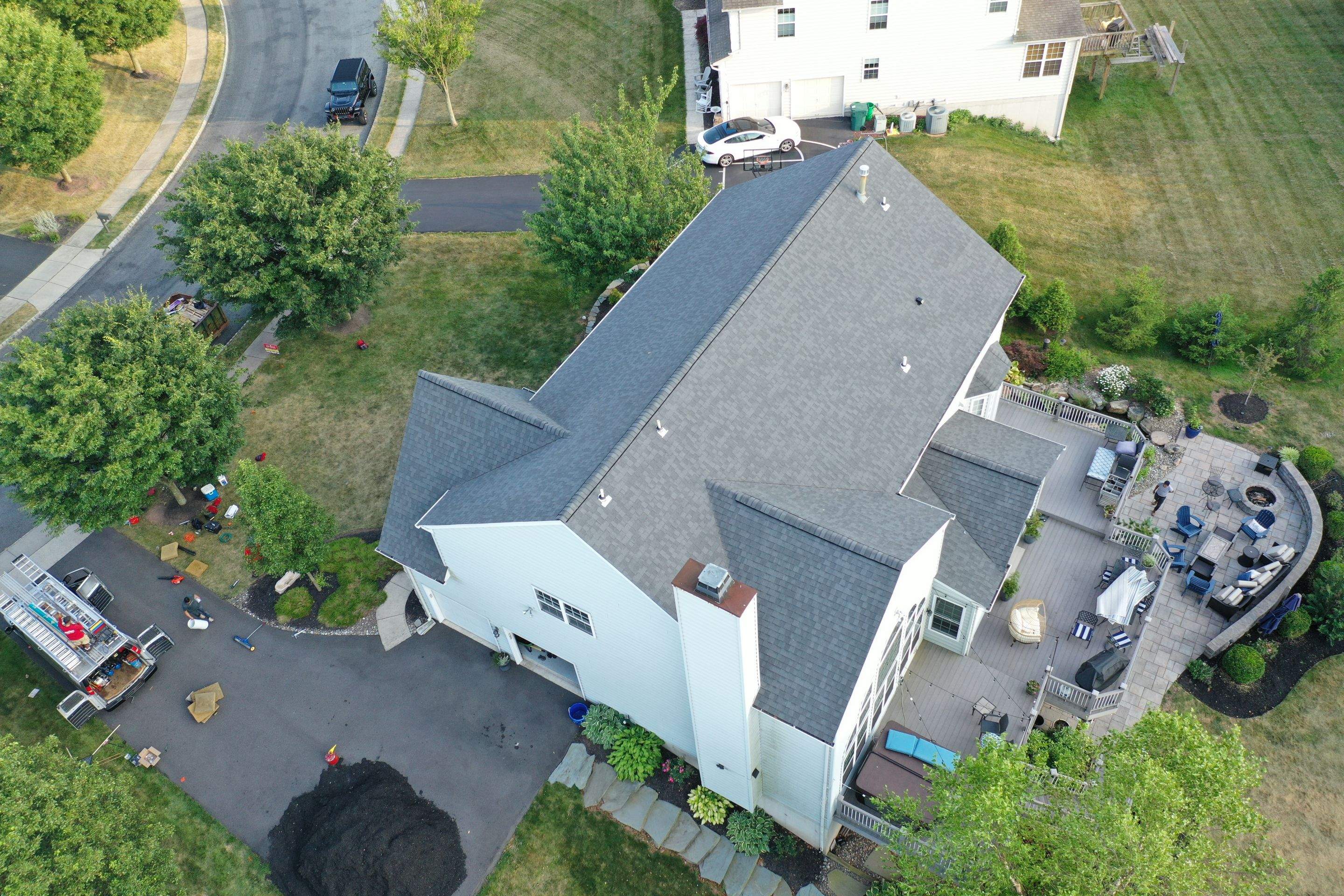 Roofing Installation using CertainTeed Landmark - Pewterwood by Storm Guard of Ches-Mont PA