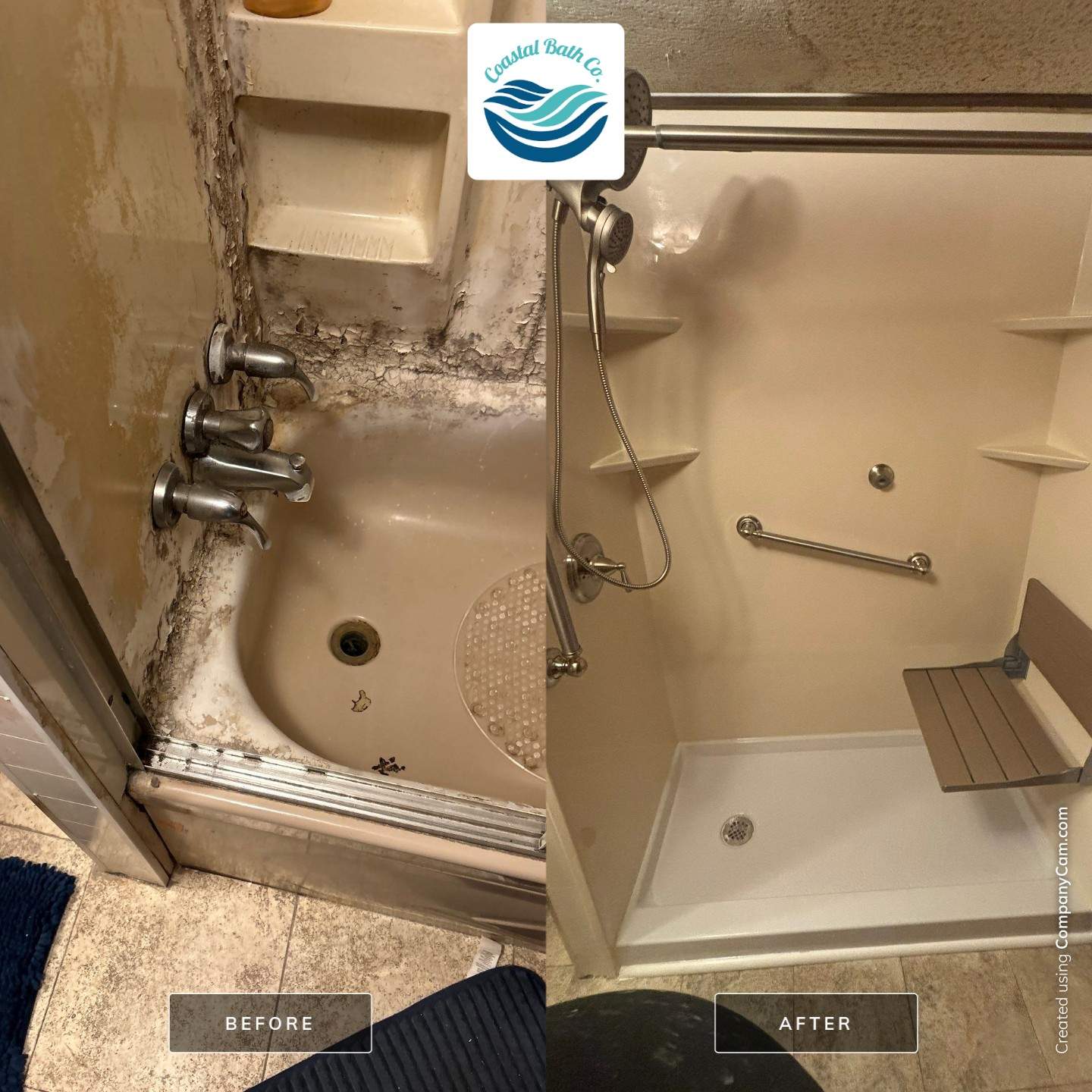 Job photos by Coastal Bath Company