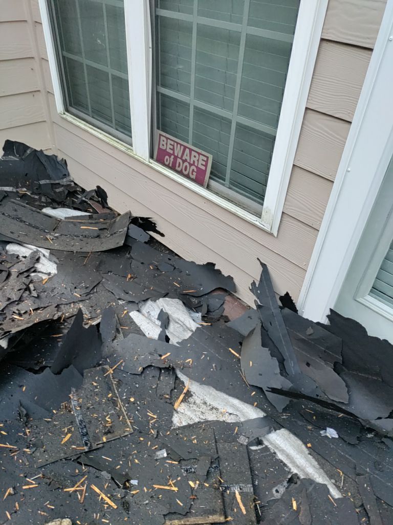 Residential Roofing Installation using Timberline HDZ Hickory  by Inspector Roofing and Restoration