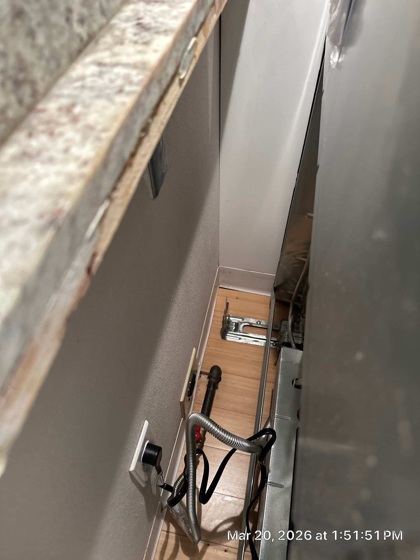 Granite Cuts for Gas Range Installation by RoundHouse Installations