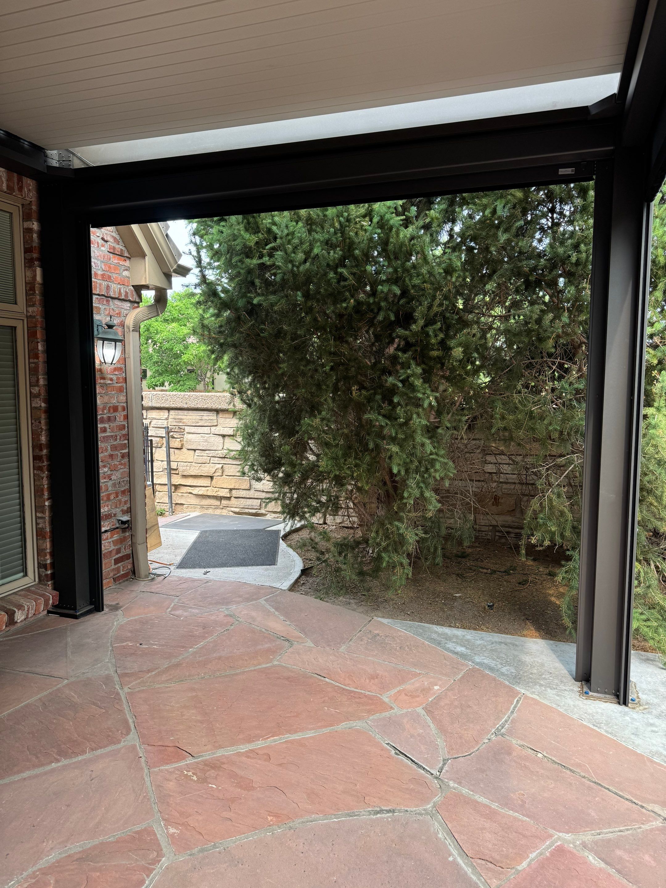 MagnaTrack Screen Installation in Denver by Outdoor Solutions Colorado