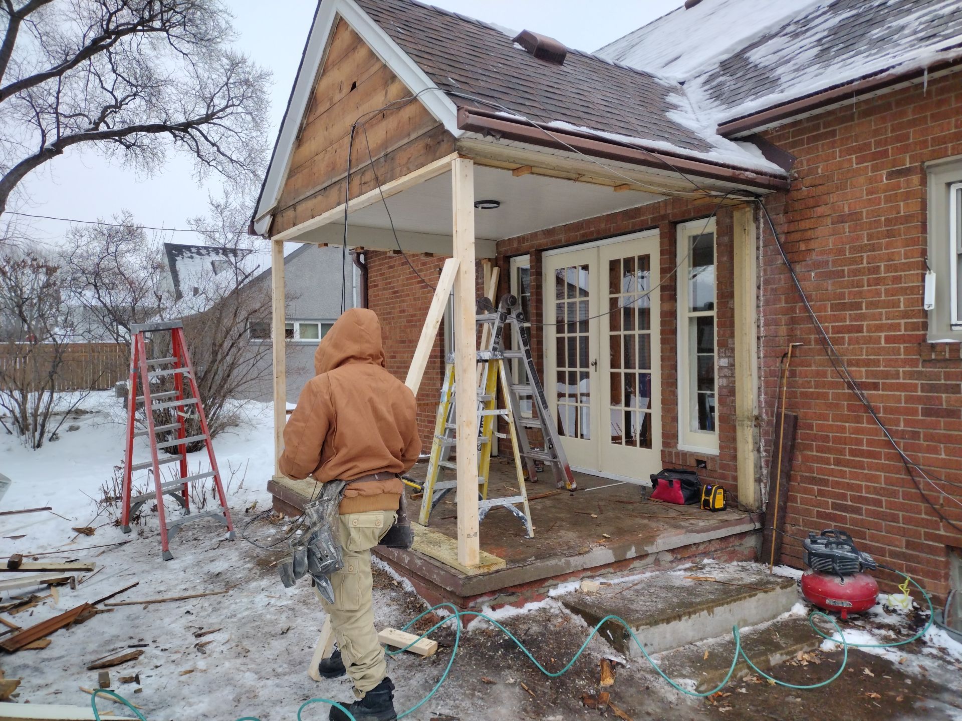 Three-Season Porch Renovation – Complete Structural Transformation by Johnny Five Construction 