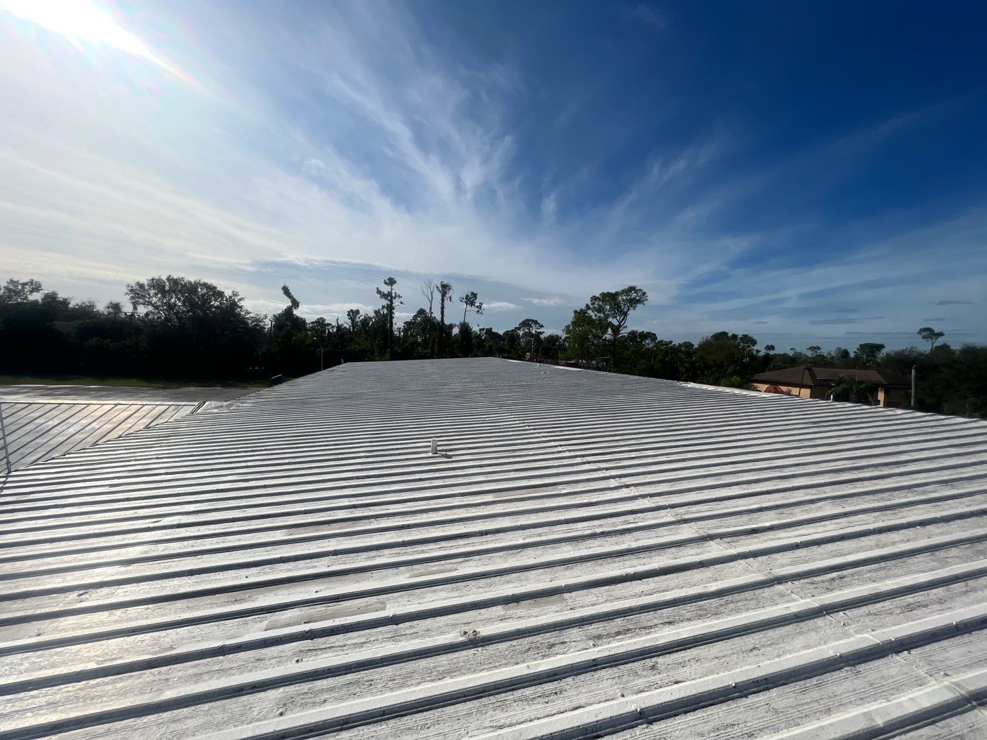 Commercial Building in Ft. Myers Roof Inspection by Four Peaks Roofing
