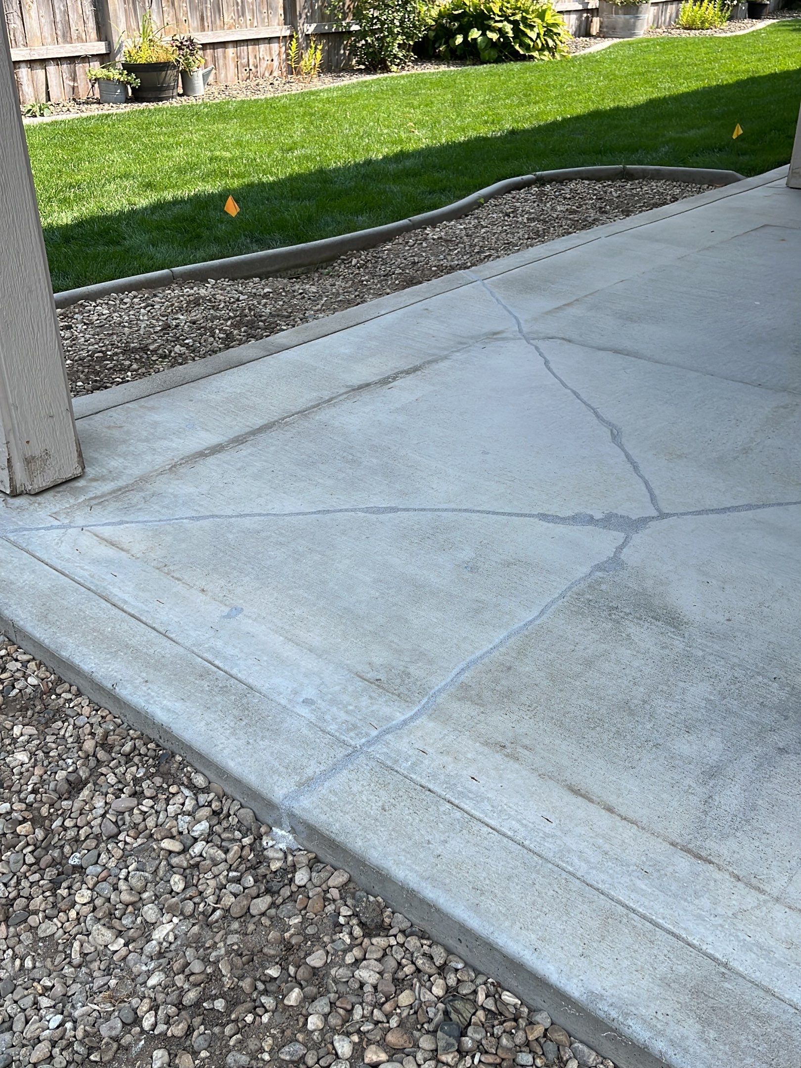 Large Crack Repair for Joel by Mr. Mudd Concrete