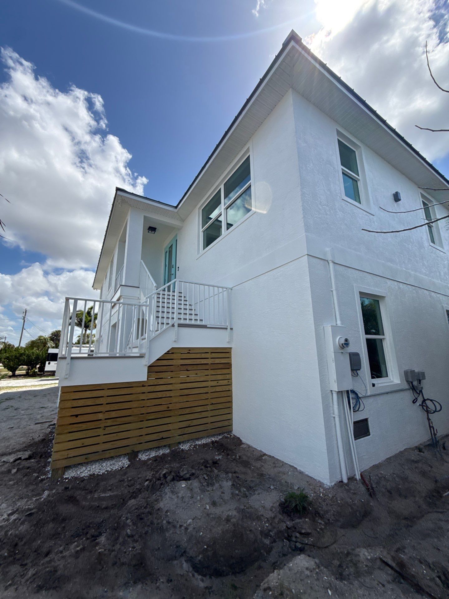 6-inch K-style Seamless Gutters and 3x4 Downspout Elbow Installation in Englewood, FL  by Gutter Professors