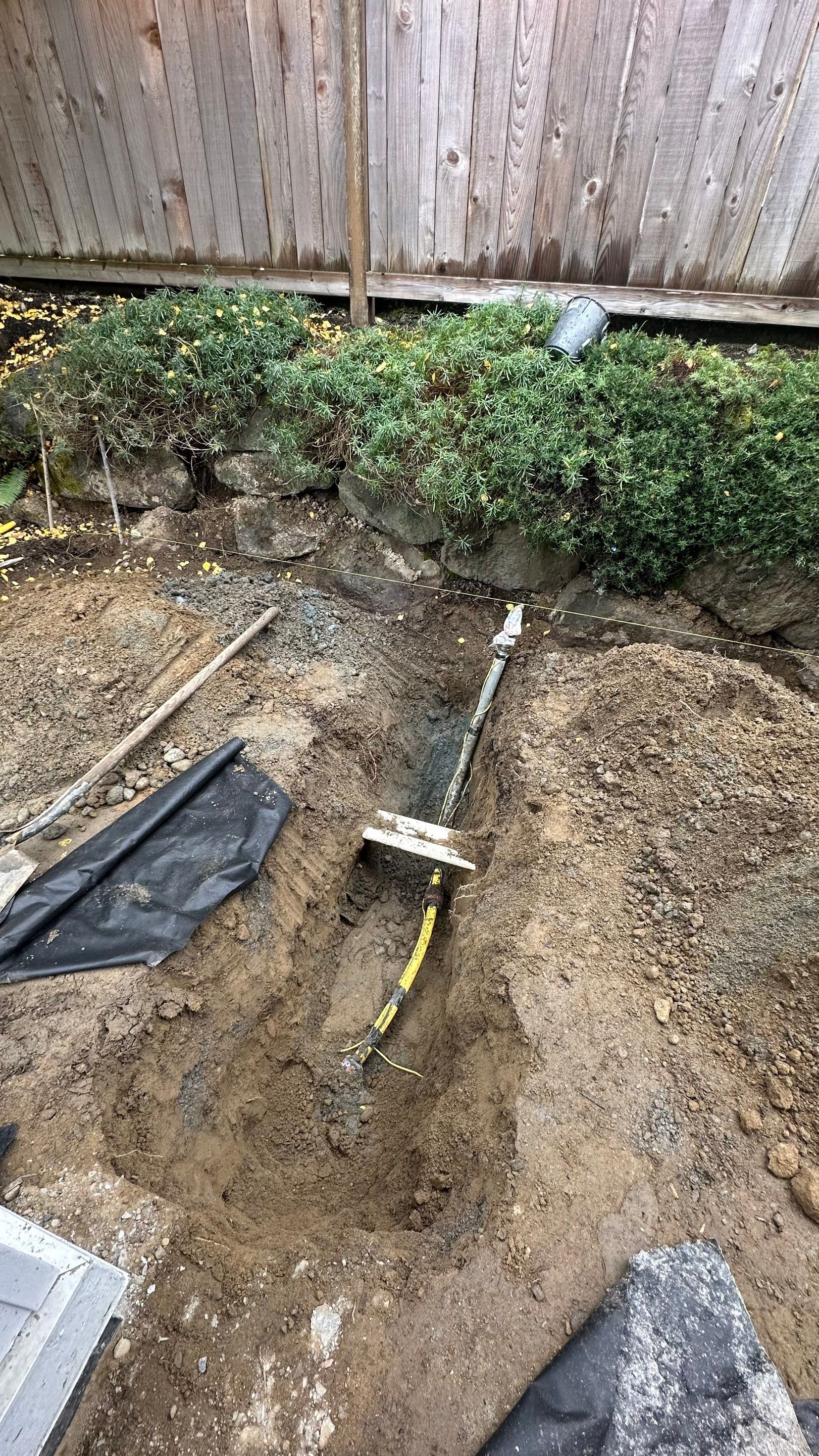 Hardscaping Back Patio Landscape Project  by Jireh Asphalt & Concrete Inc 