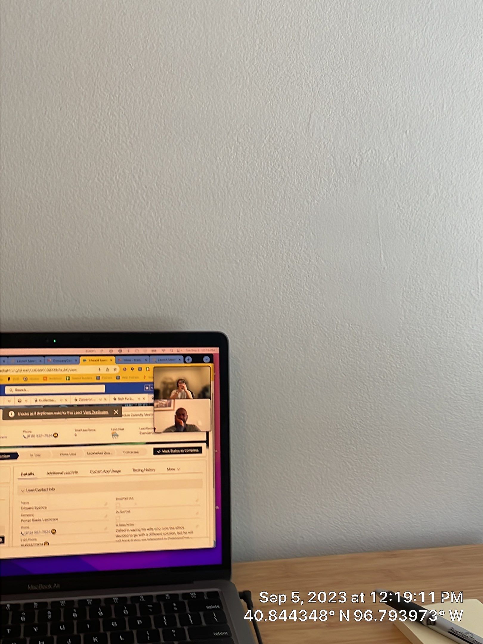 Basement remodel project by CompanyCam Sales Demo