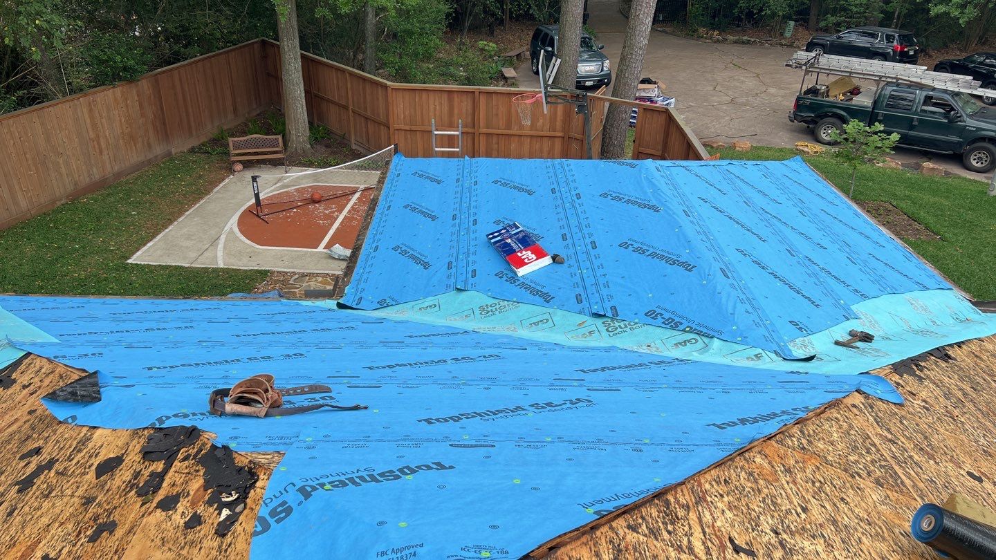Roof Replacement using GAF materials in Houston TX by Elite Roofing LLC