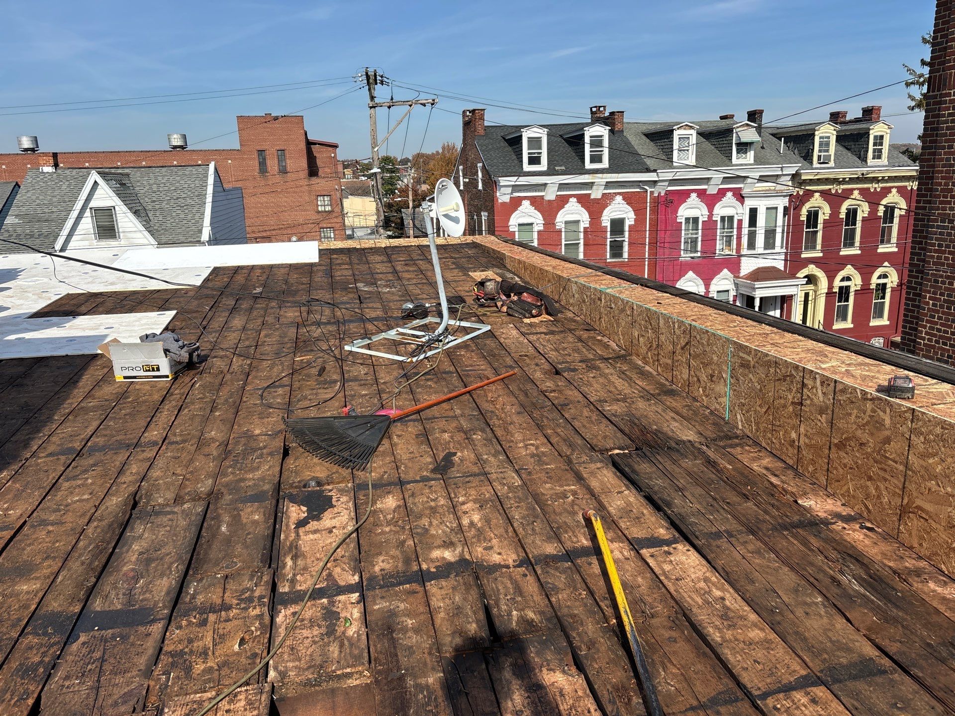 Commercial Roofing Installation using EPDM Rubber Roofing by Roof Ninja LLC 
