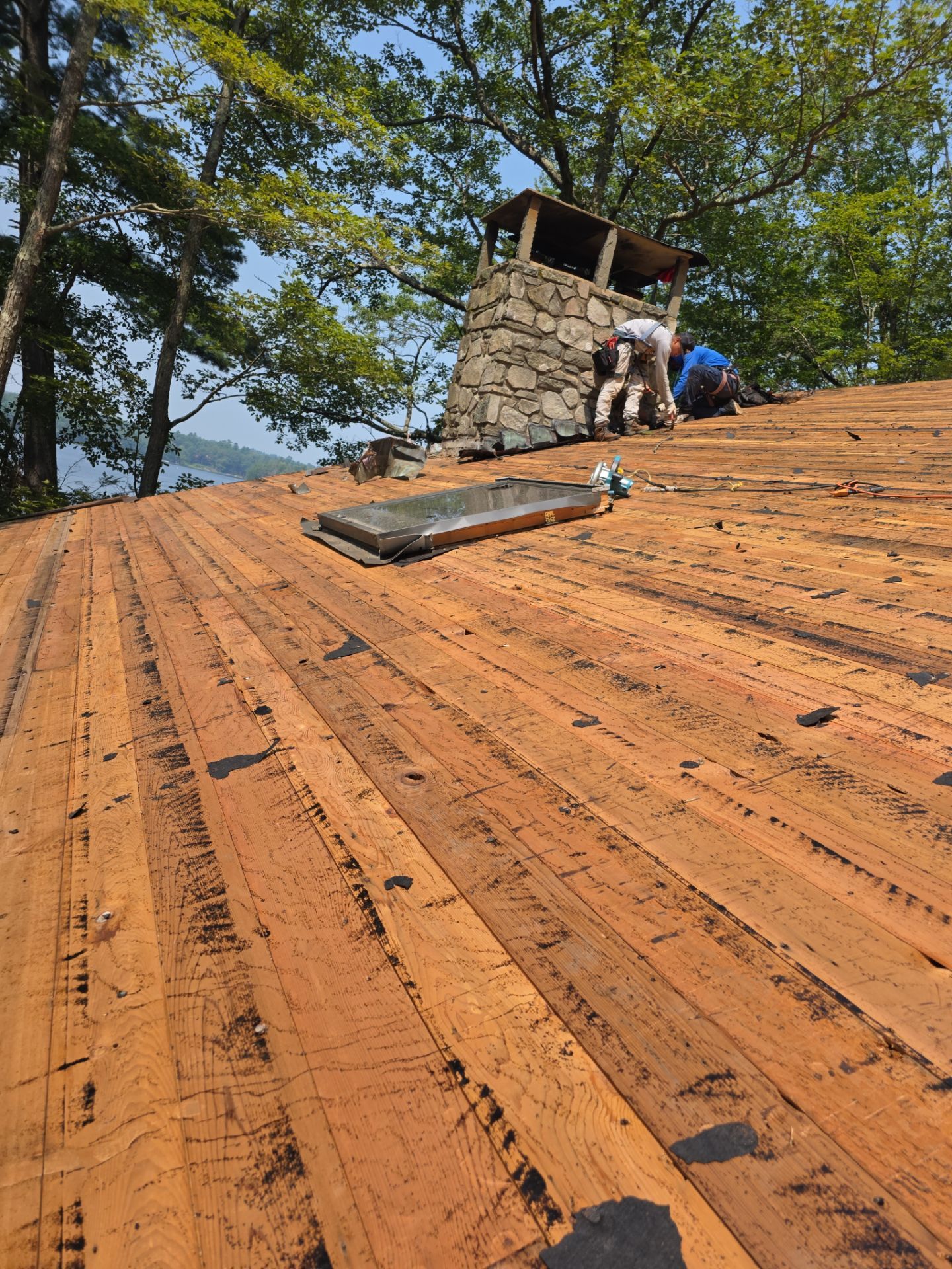 Stunning Tesla Solar Roof Cabin in the Woods by American Home Contractors