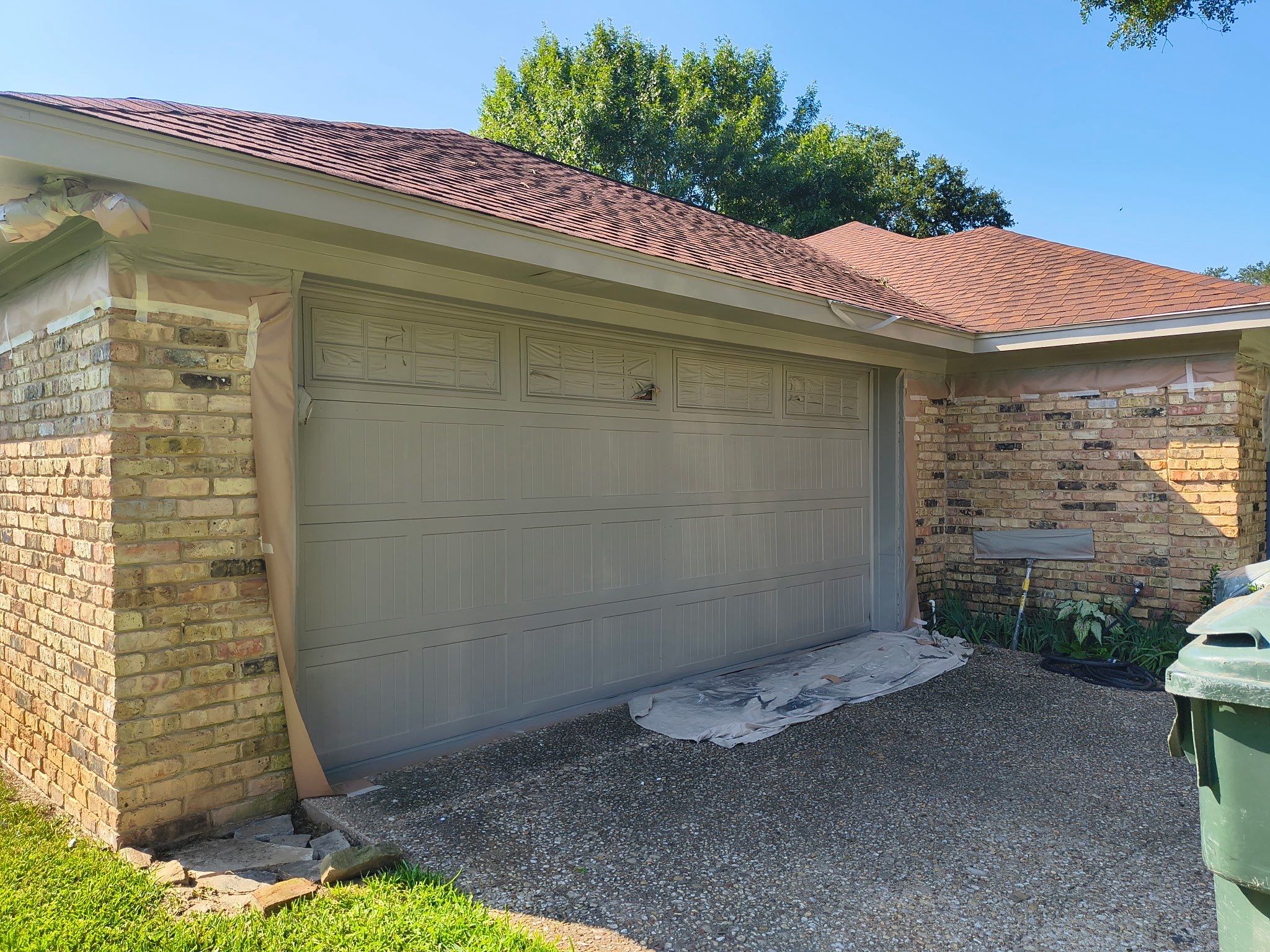 Exterior Painting in Tyler, TX | From Cracked Paint to Calming Gray & White by Quality Coats Painting