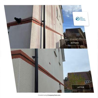 Render Clean using Softwash Equipment