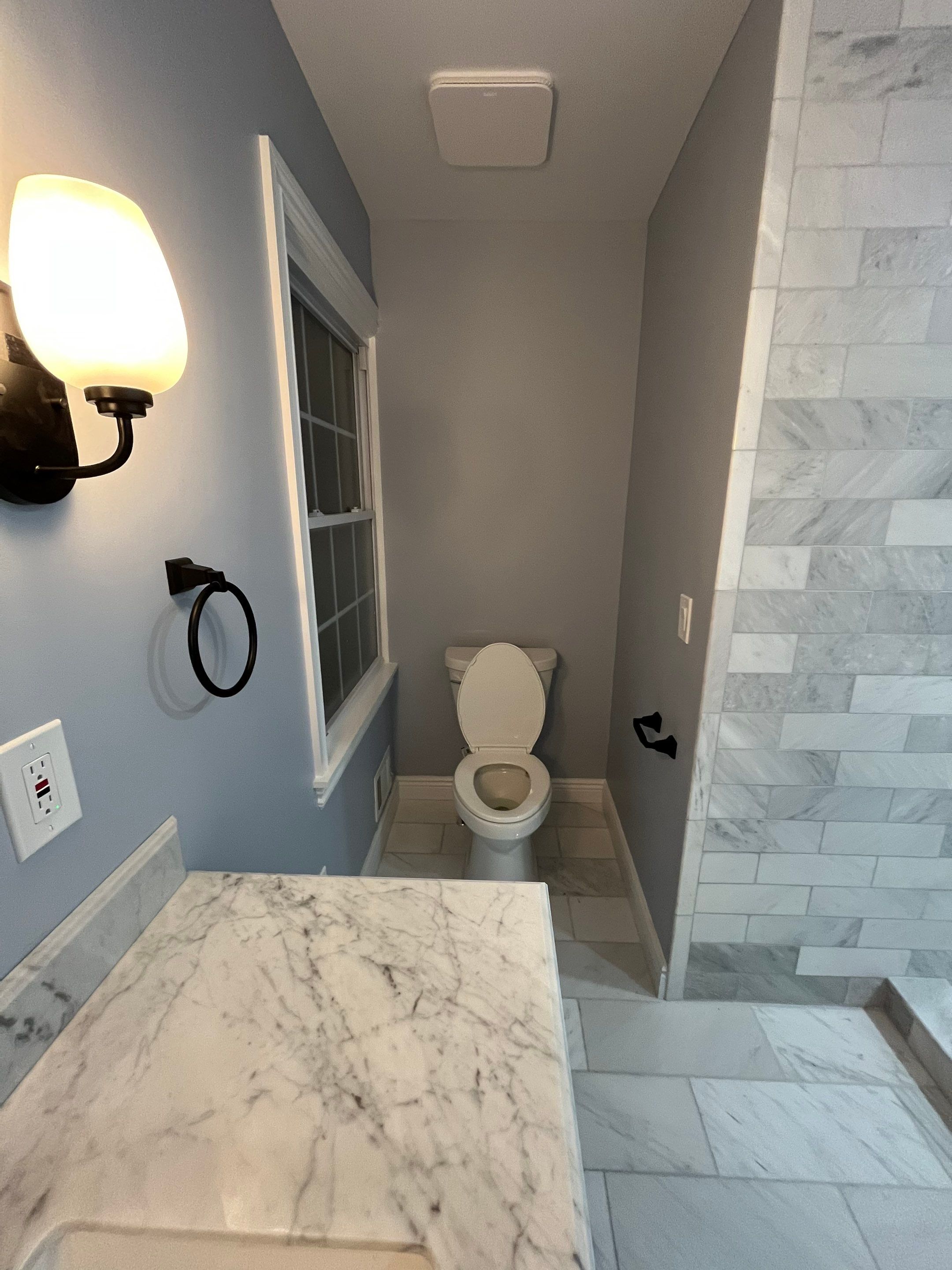 Bathroom Remodel using Tile by Home Concepts Construction