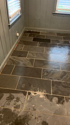 Slate Tile Installattion
