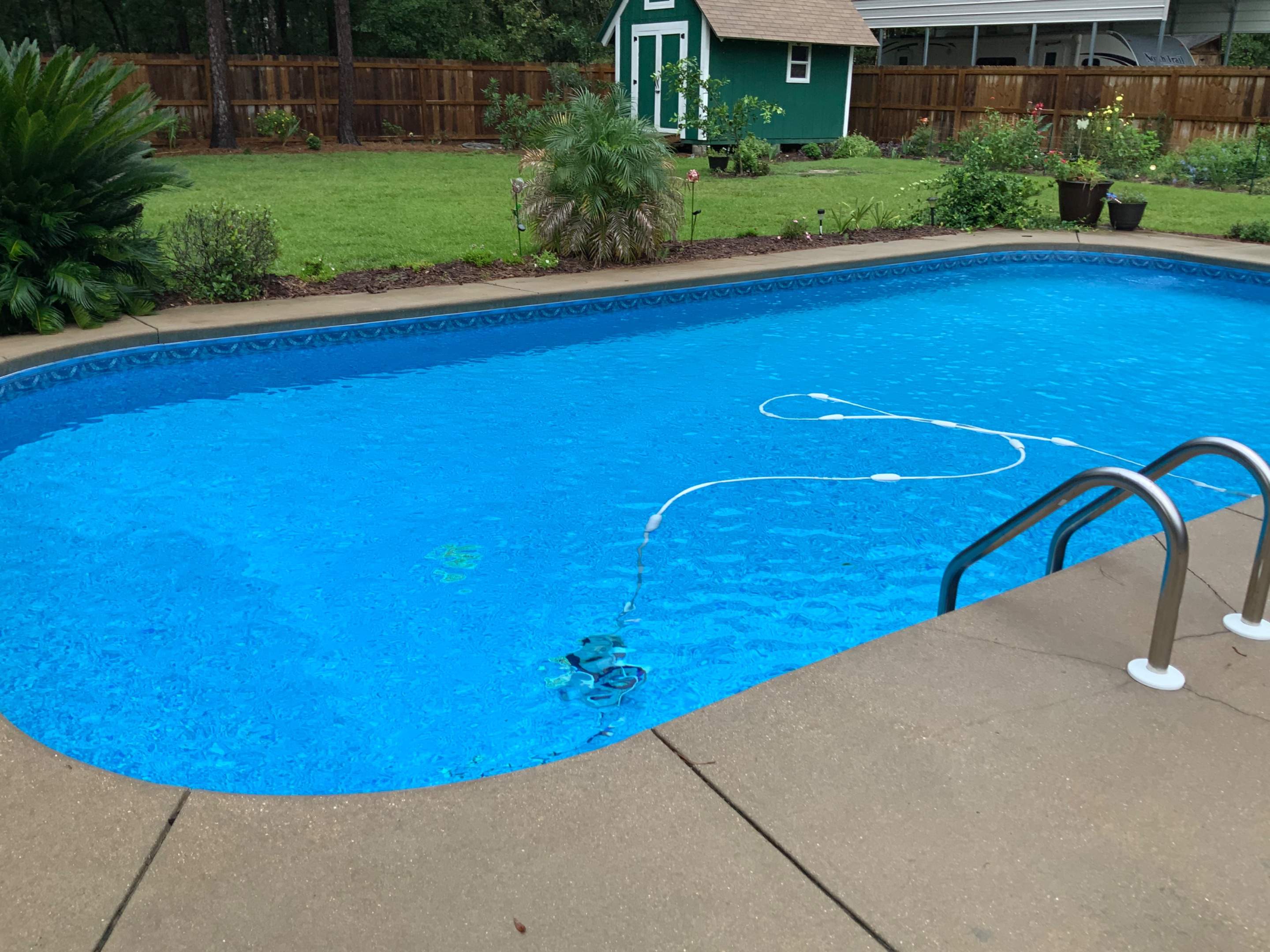 Bob's Beautiful Pool by Deese Elite Concrete Coatings