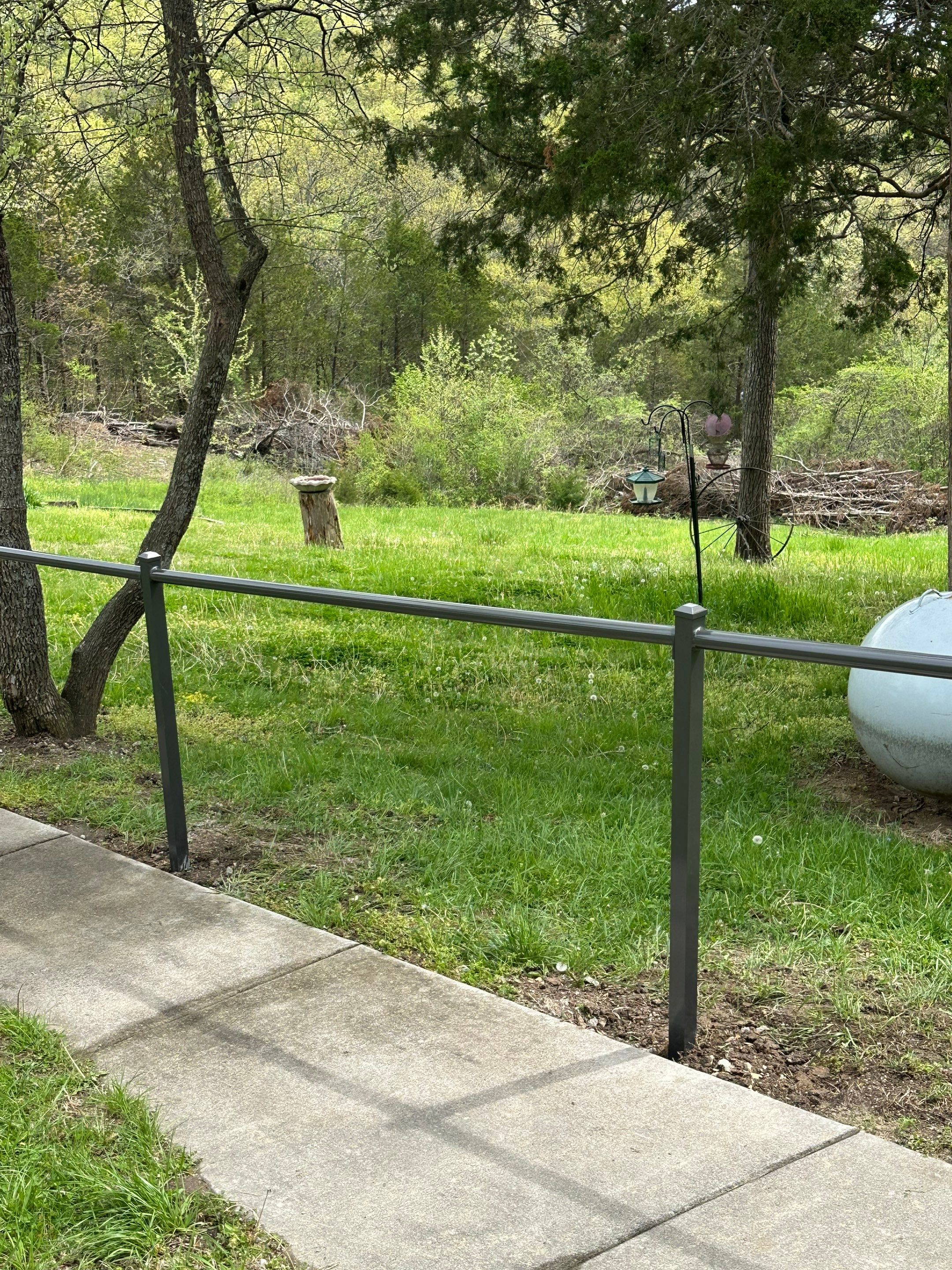 Custom 42" Round Grip Railing by Edge Rail And Screen