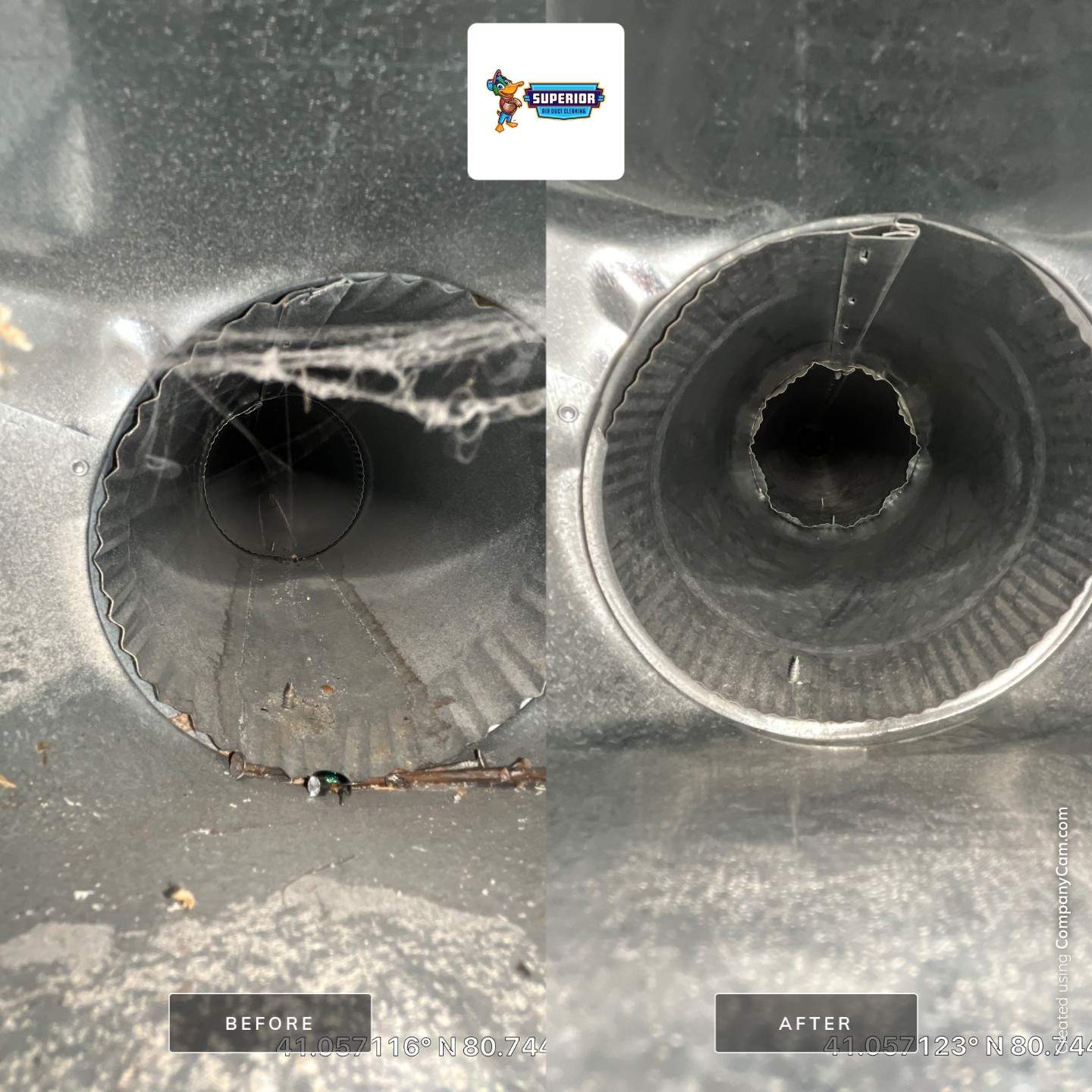 Air Duct Cleaning With a Vacuum Truck in Canfield, OH by Superior Air Duct Cleaning