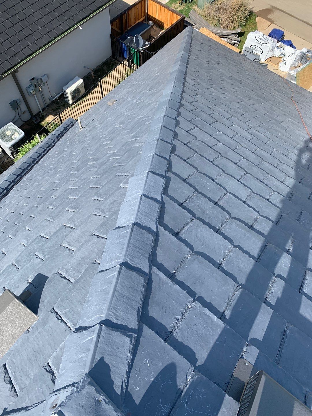 Roof Replacement using Davinci Bell Slate Shingles by Elite Roofing LLC