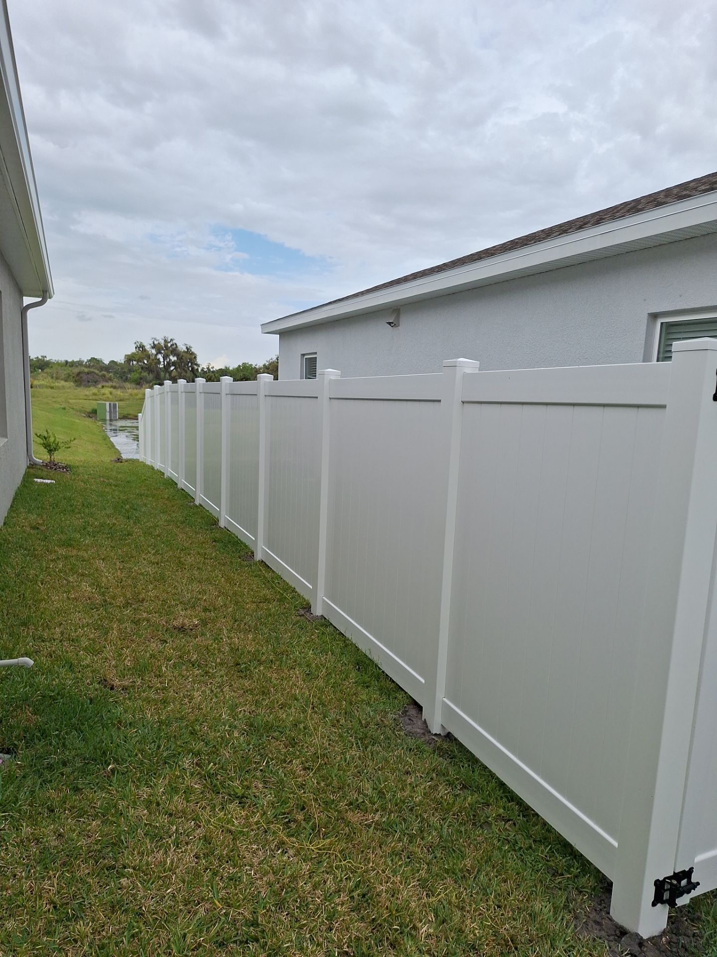 Vinyl Fence Installation using Vinyl Fence and Black 3 Rail Aluminum Fence  by Asap fence and gates, LLC