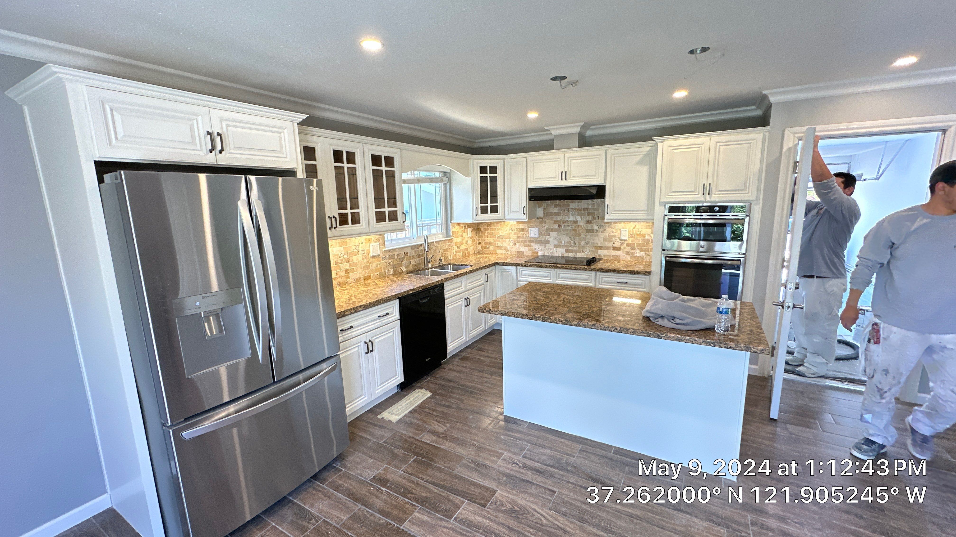 cabinet painting San Jose  by Herrera’s Bay Area Painting inc.