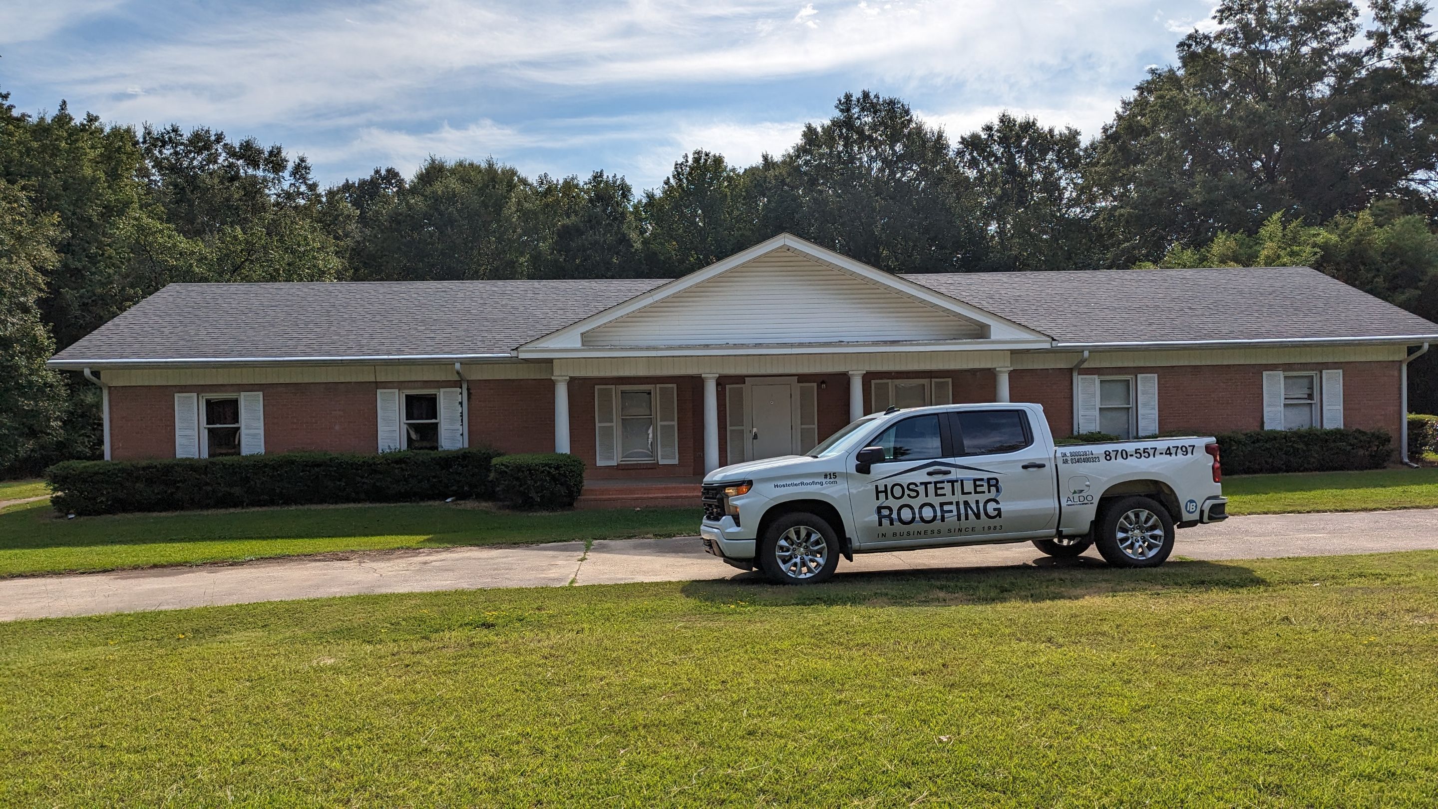 Residential Roofing Repair using Malarkey Vista: Weathered Wood  by Hostetler Roofing