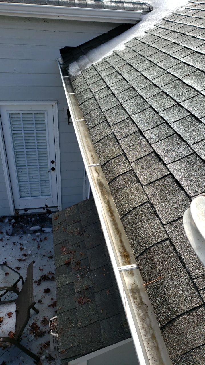 Gutter Cleaning using water by Power Wash Masters LLC