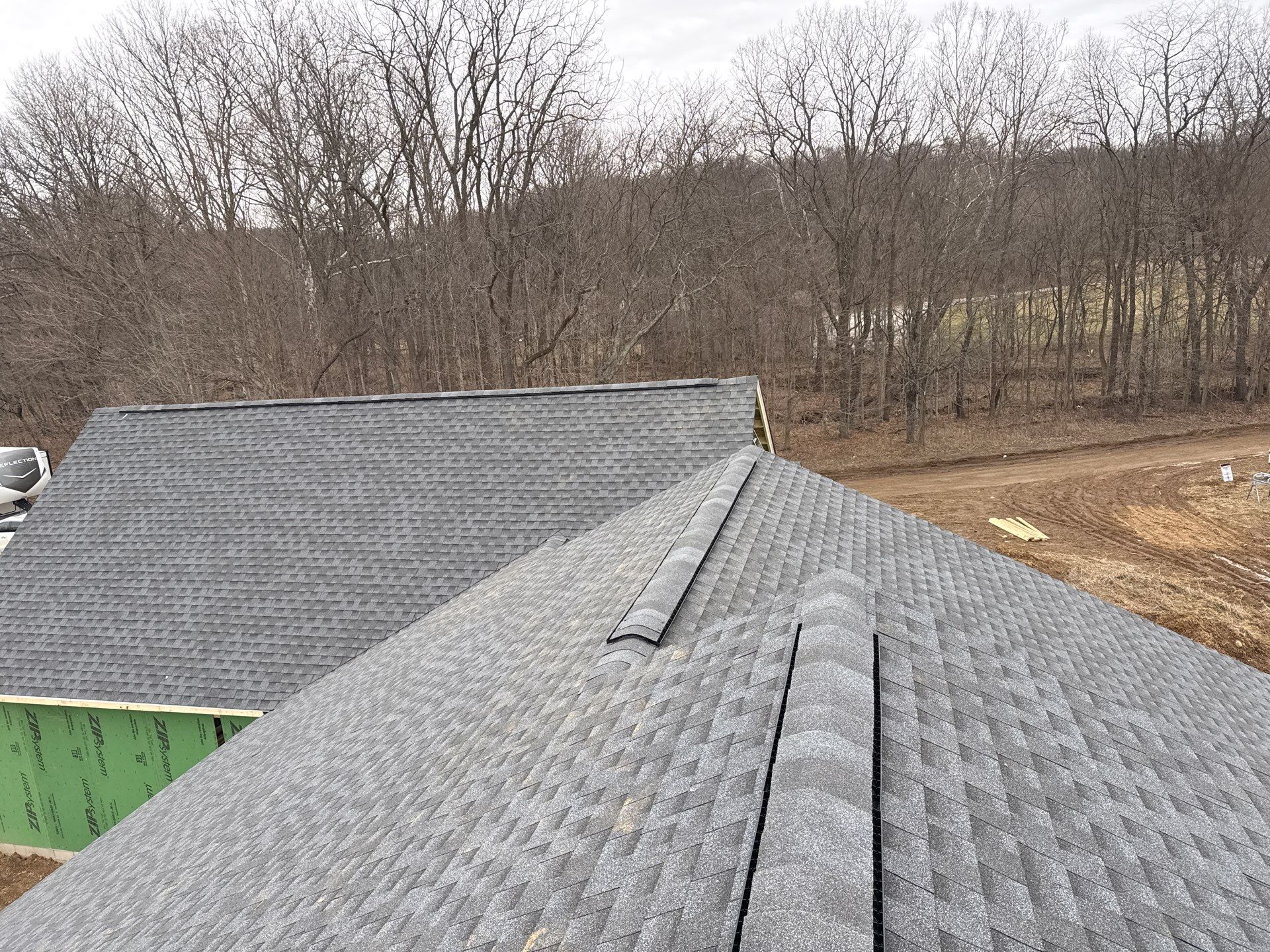 Residential Roofing Installation using Timberline HDZ Shingles - Williamsburg Slate by RoofX 