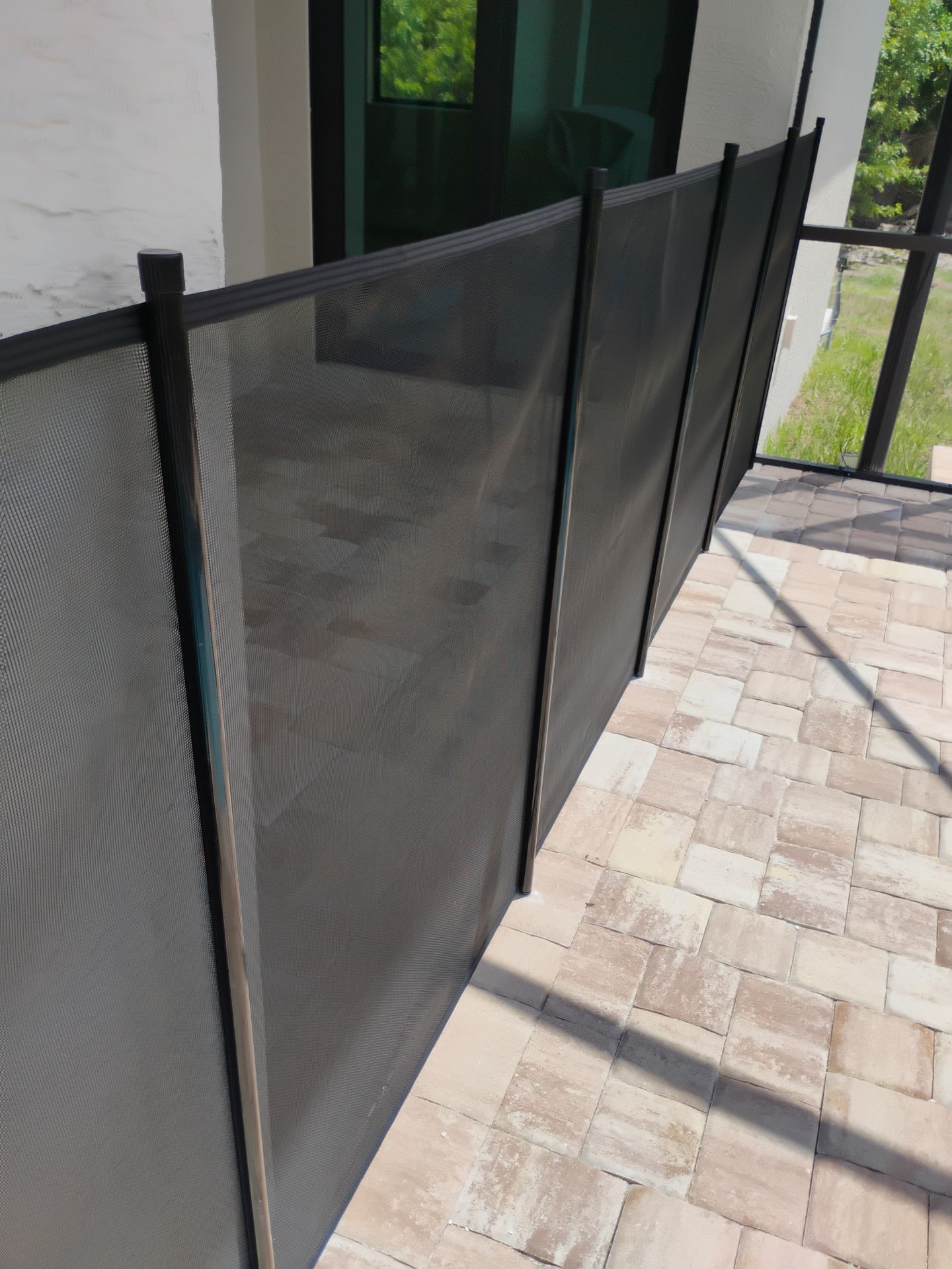Vinyl Privacy Fencing and Aluminum Pool Security Installation in Port Charlotte by True Fence LLC